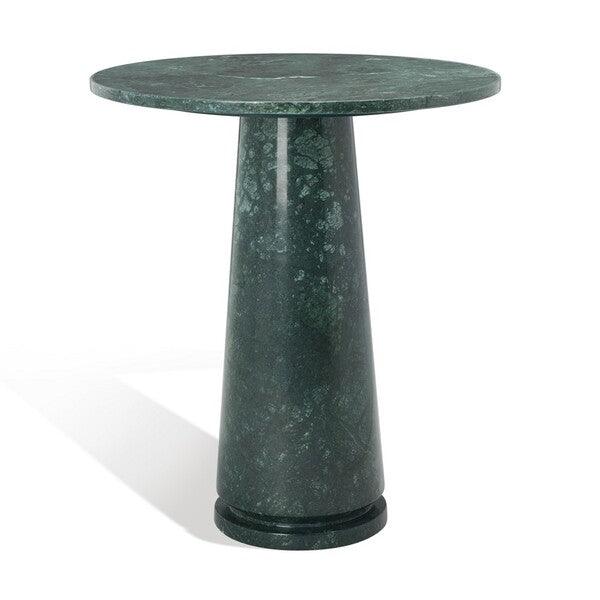 VALENTIA TALL ROUND MARBLE ACCENT TABLE - Frankwebs