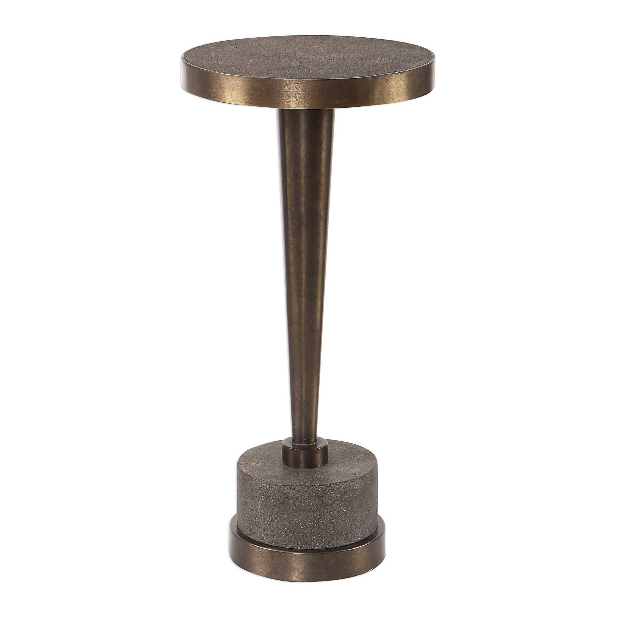 MASIKA BRONZE ACCENT TABLE - Frankwebs
