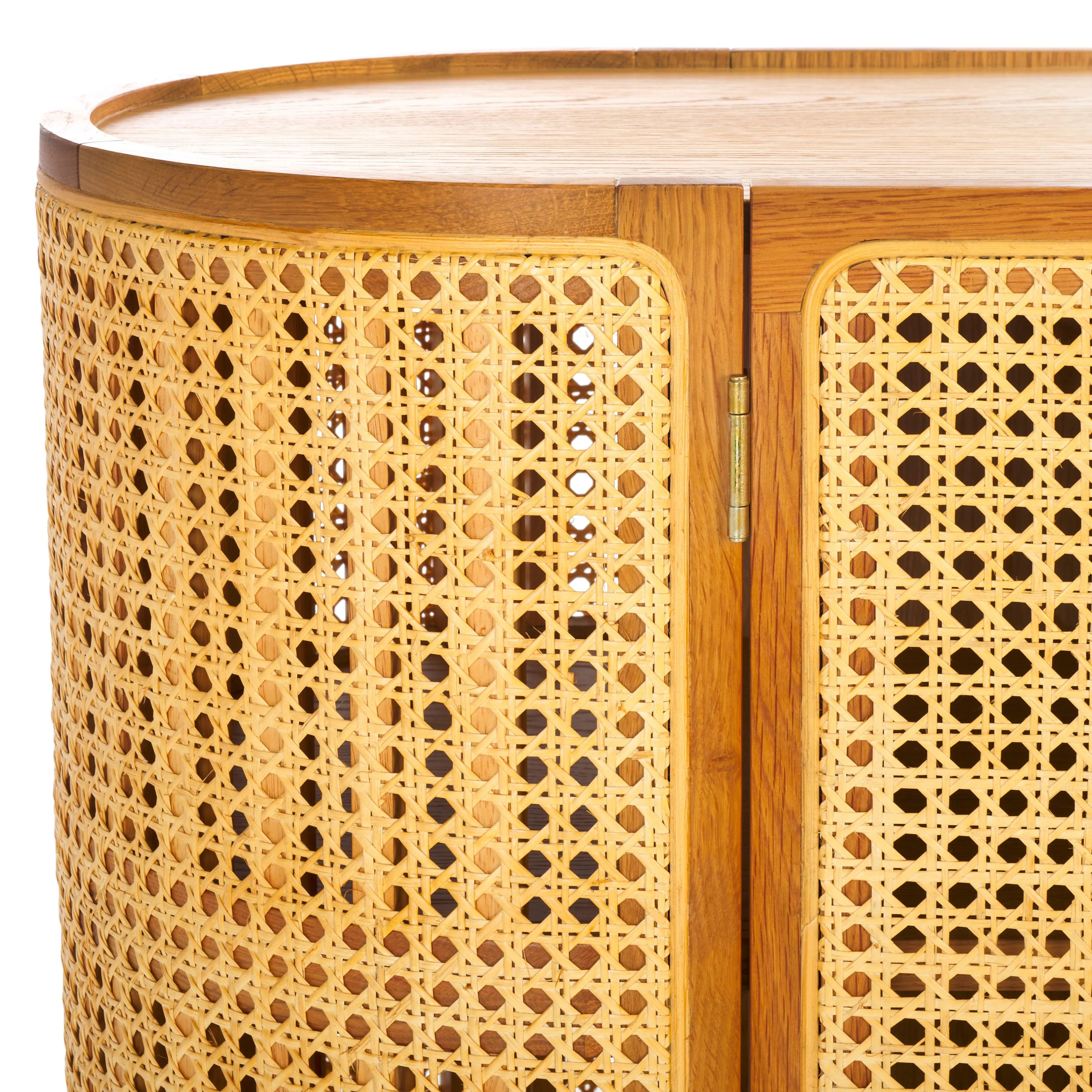 DOLLY CANE AND WOOD SIDEBOARD - Frankwebs