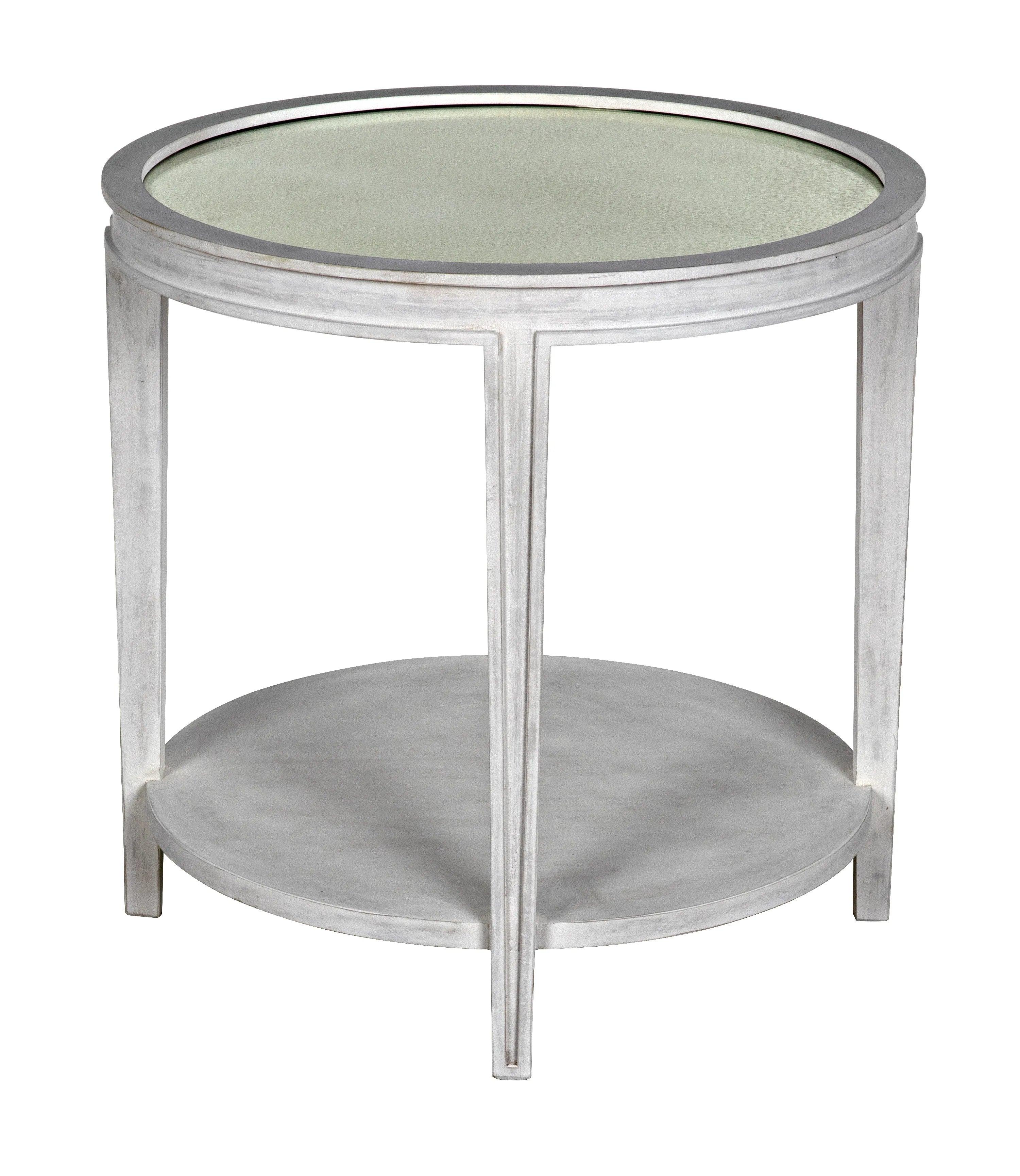 Imperial Side Table, White Wash - Frankwebs