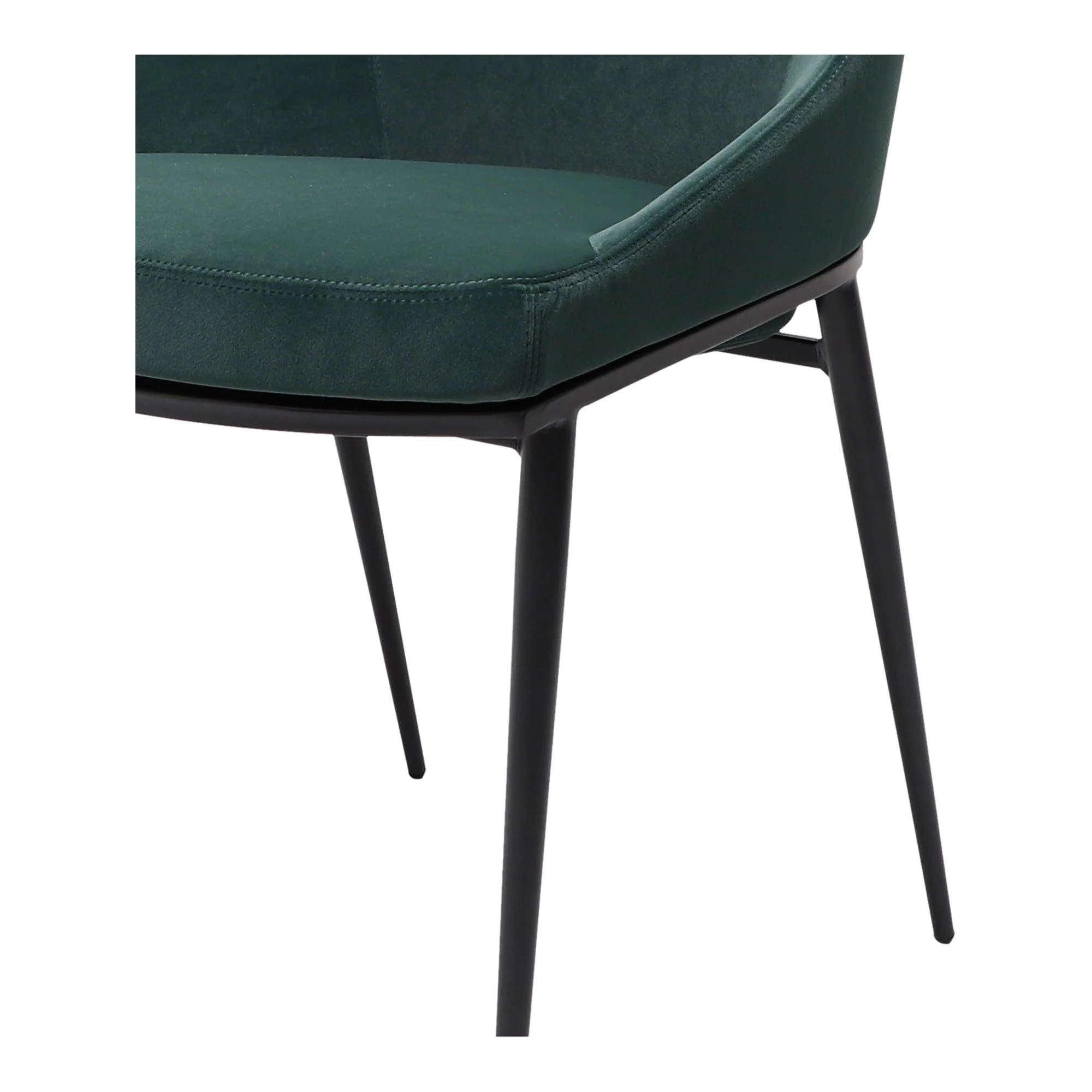 Sedona Dining Chair Green Velvet - Set Of Two - Frankwebs