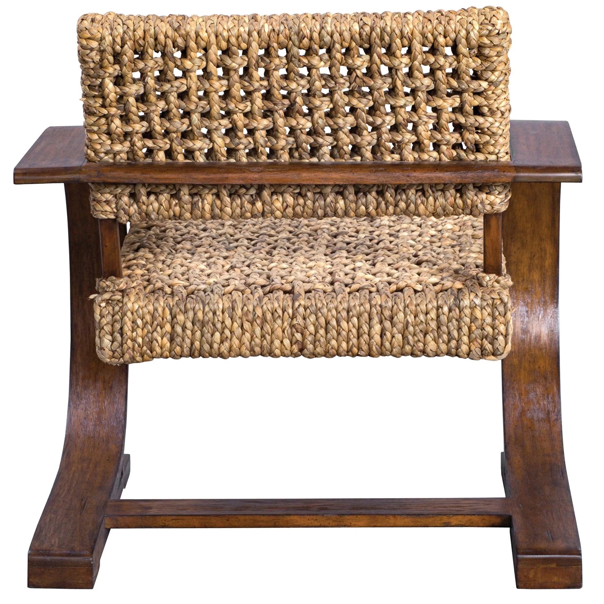 Rehema Natural Woven Accent Chair - Frankwebs