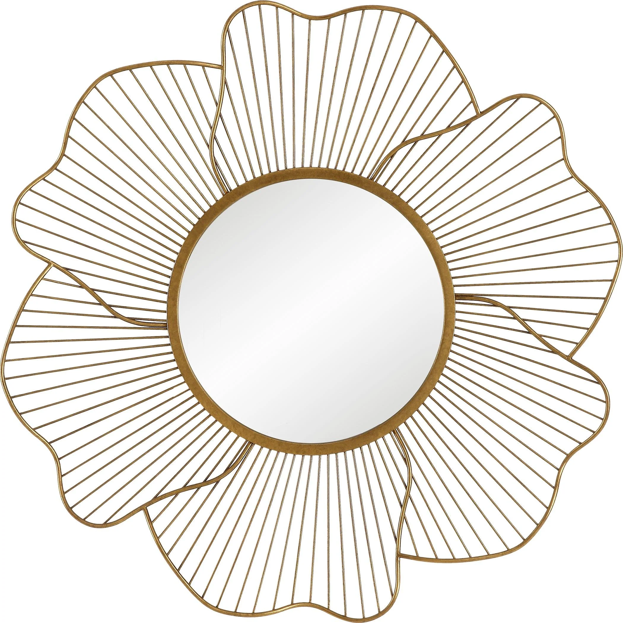 Blossom Gold Floral Mirror - Frankwebs