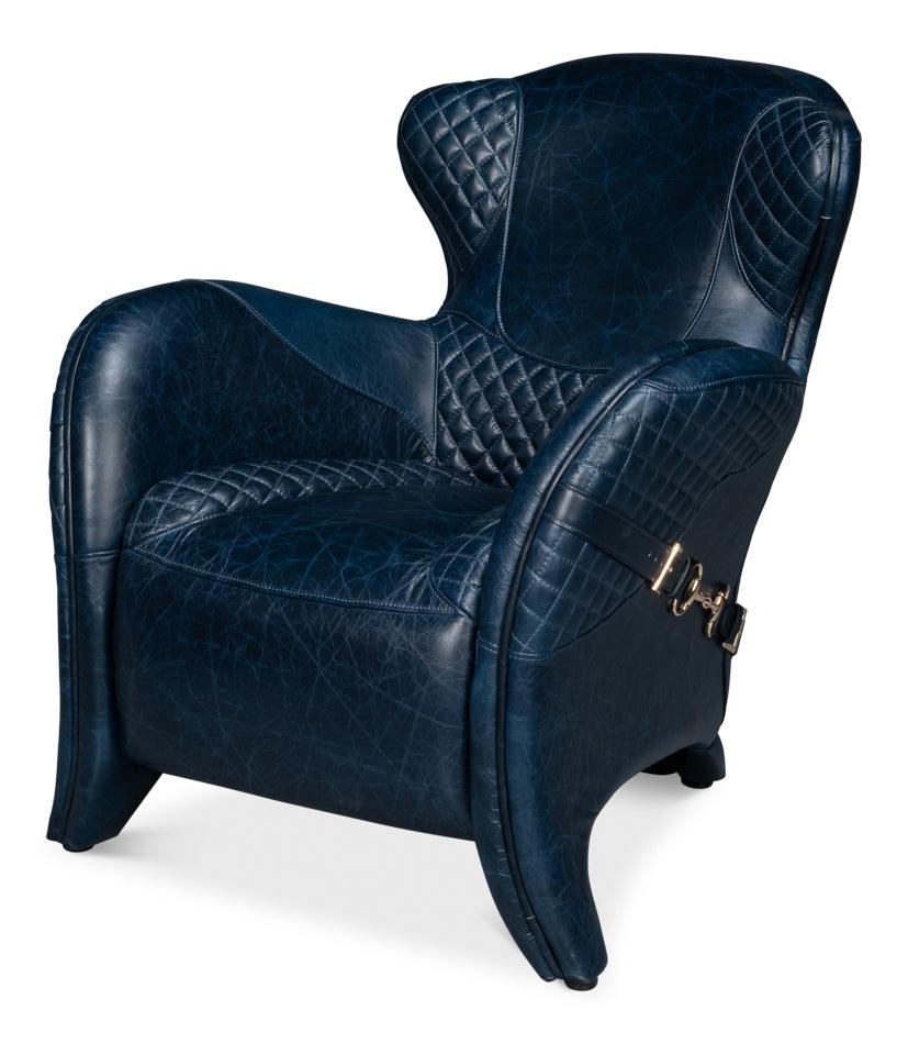 Hera Arm Chair - Chateau Blue - Frankwebs