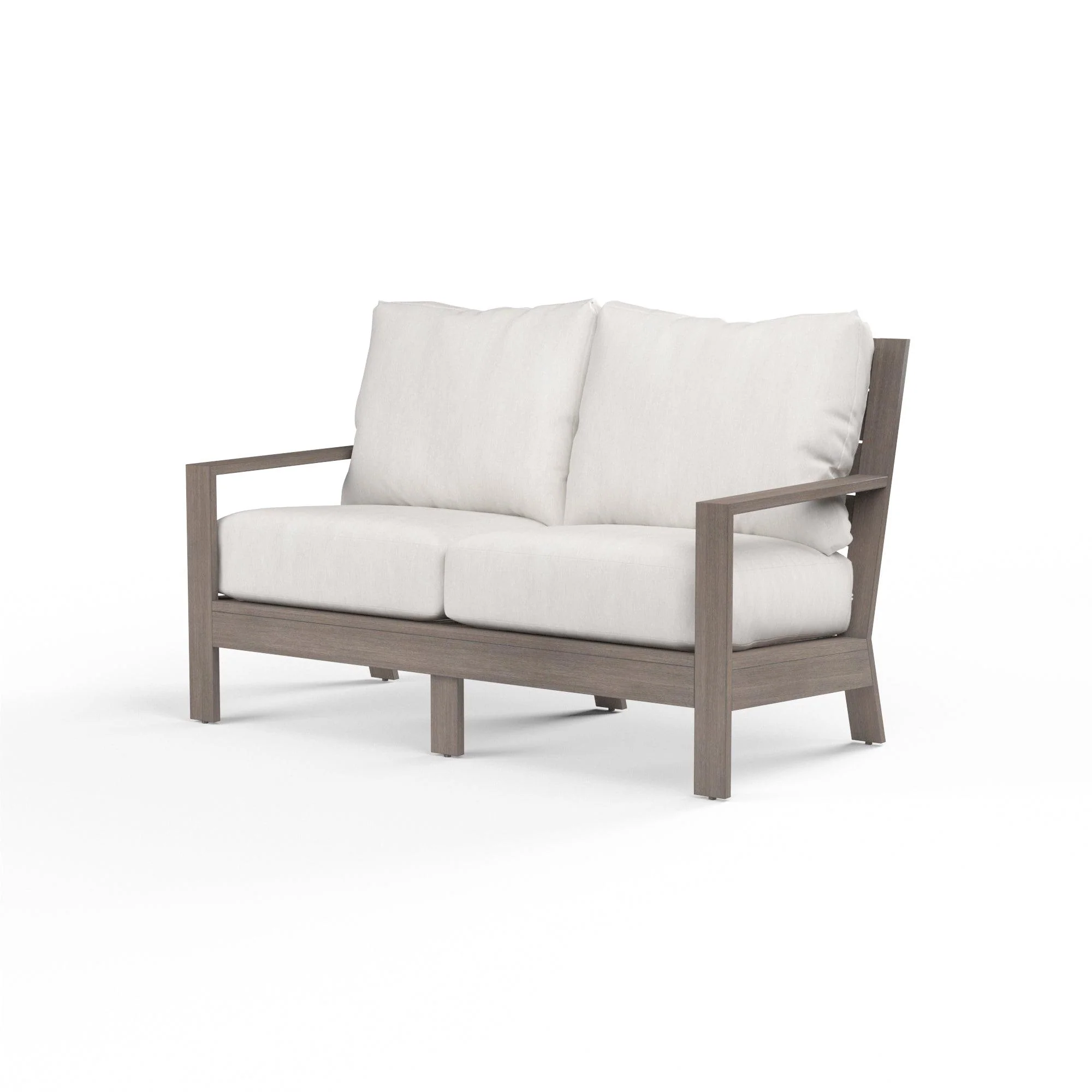 Laguna Loveseat in Canvas Flax, No Welt - Frankwebs