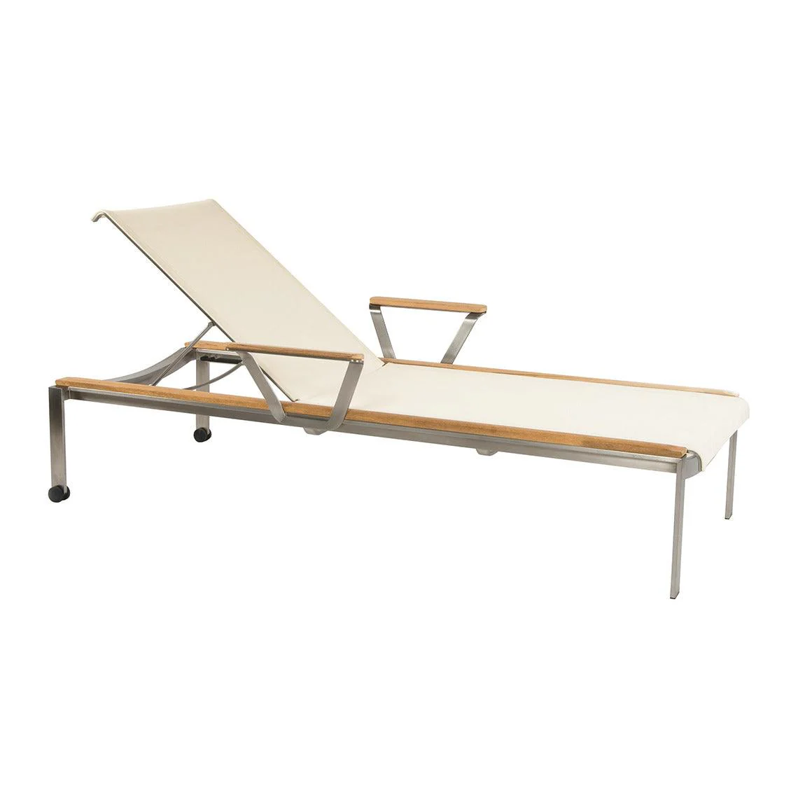 Tivoli Adj. Chaise Lounge w/Wheels & Arms (Stacking) - Frankwebs