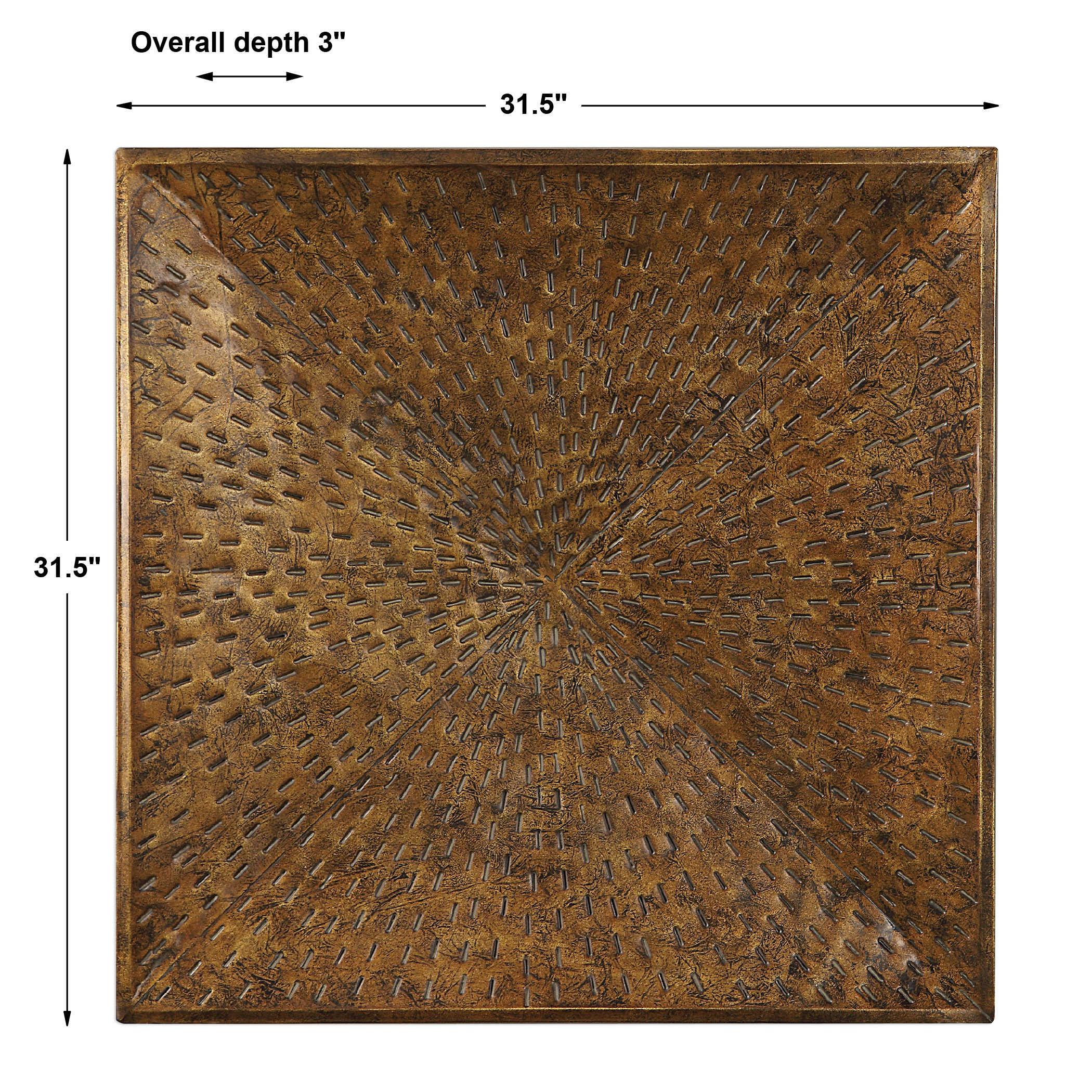 BLAISE ANTIQUED BRONZE WALL ART - Frankwebs