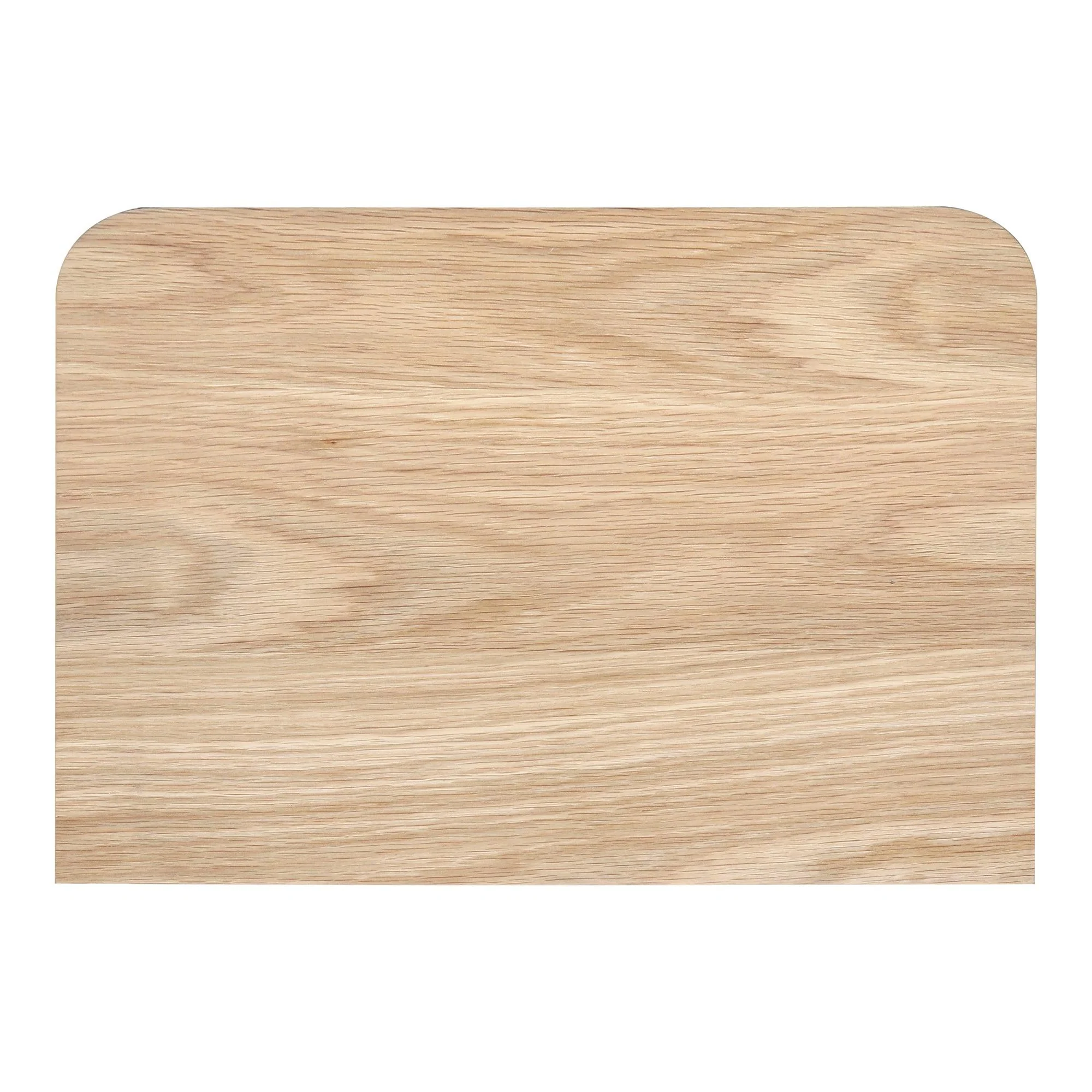 Round Off Nightstand Oak - Frankwebs