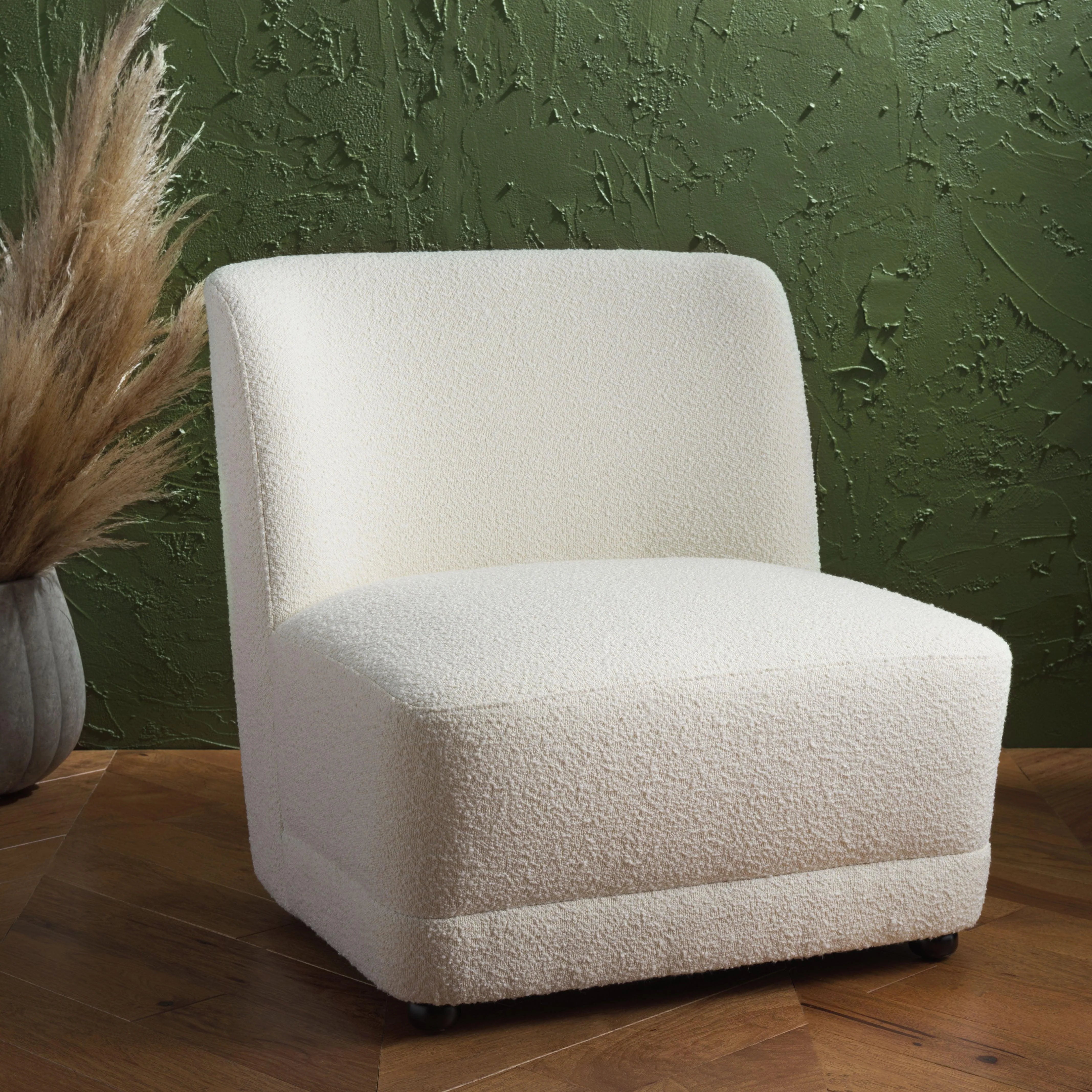 NESSA BOUCLE ACCENT CHAIR - Frankwebs