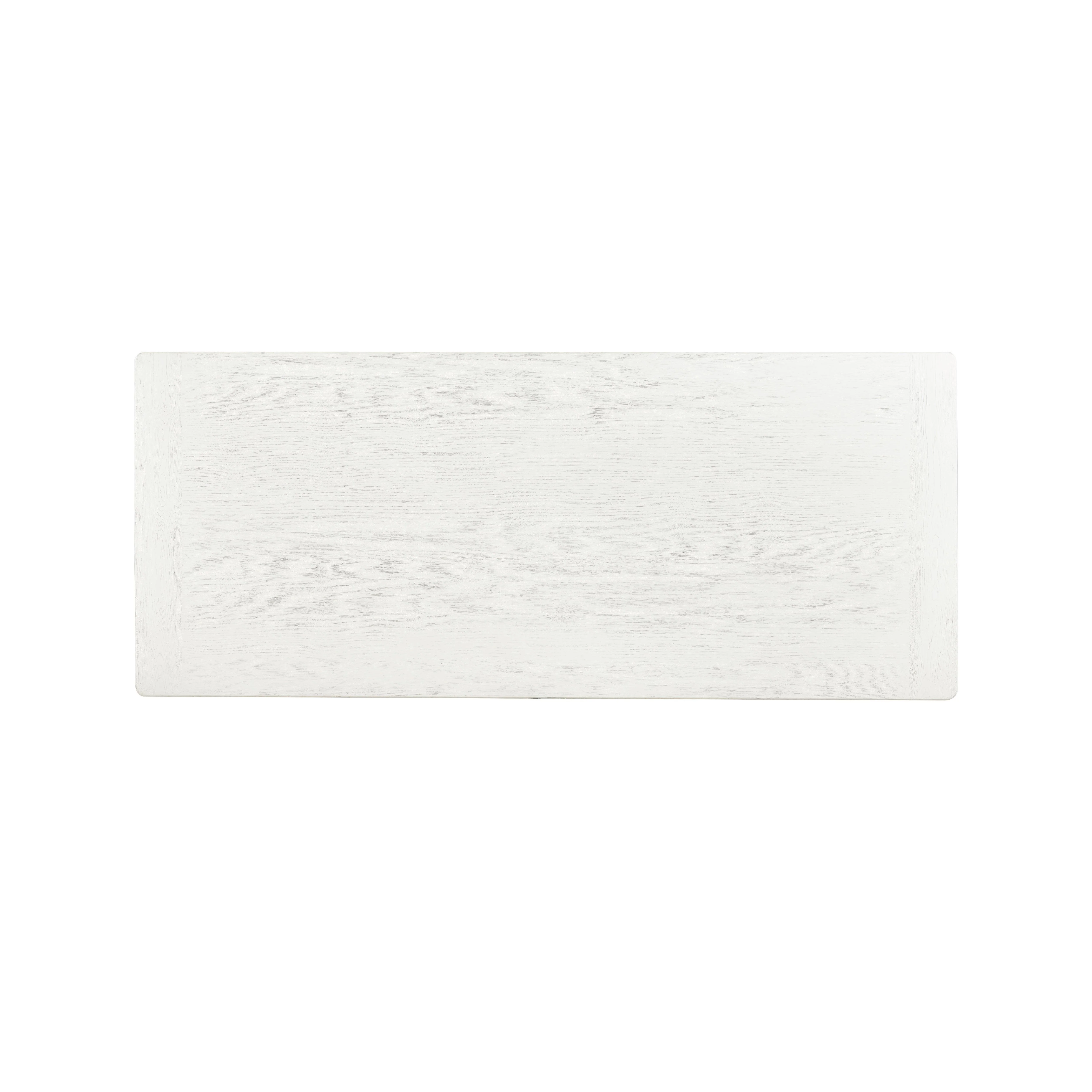 White Inversion Lattice Leg Dining Table - Frankwebs