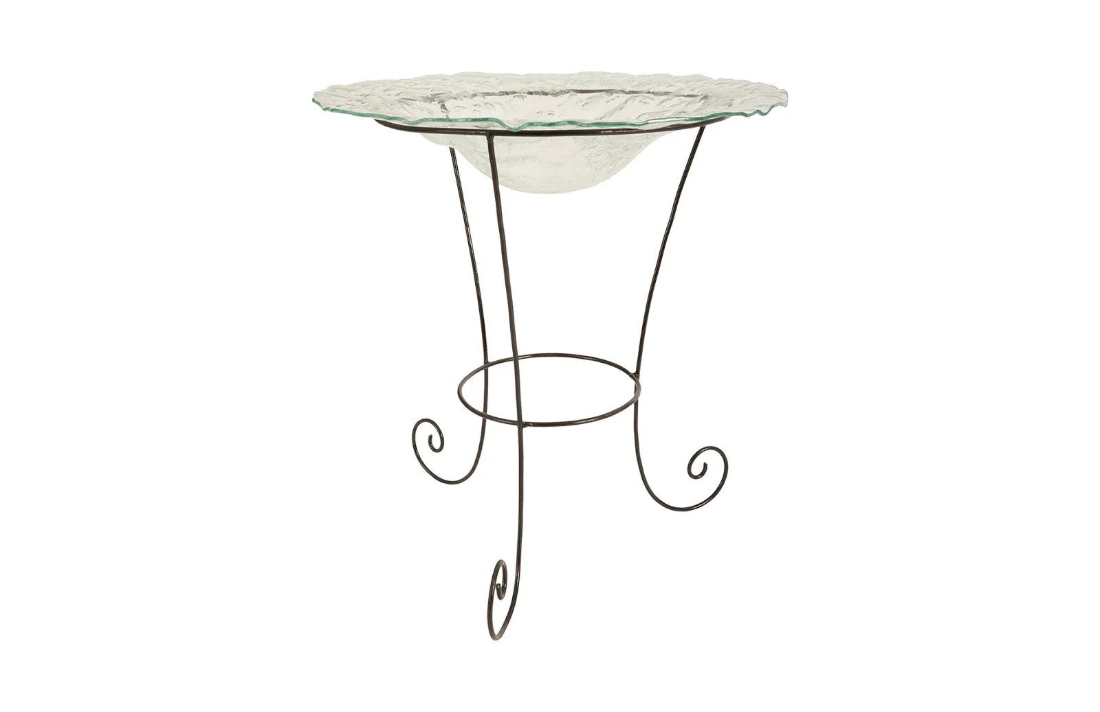 Frosted Glass Bowl on Stand, MD - Frankwebs