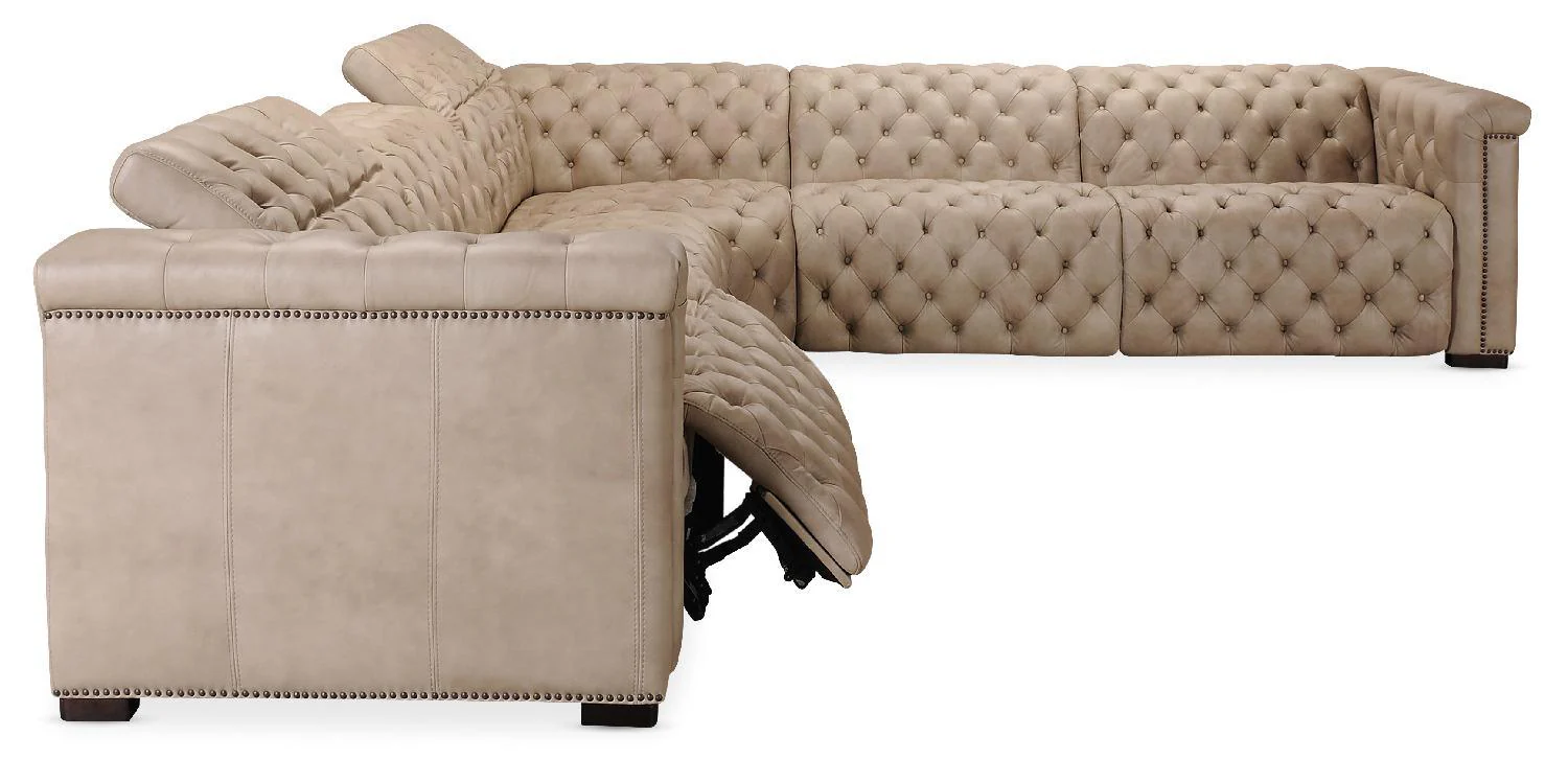 Savion Grandier 5-Piece Power HR Sectional with2 Power Recline - Frankwebs