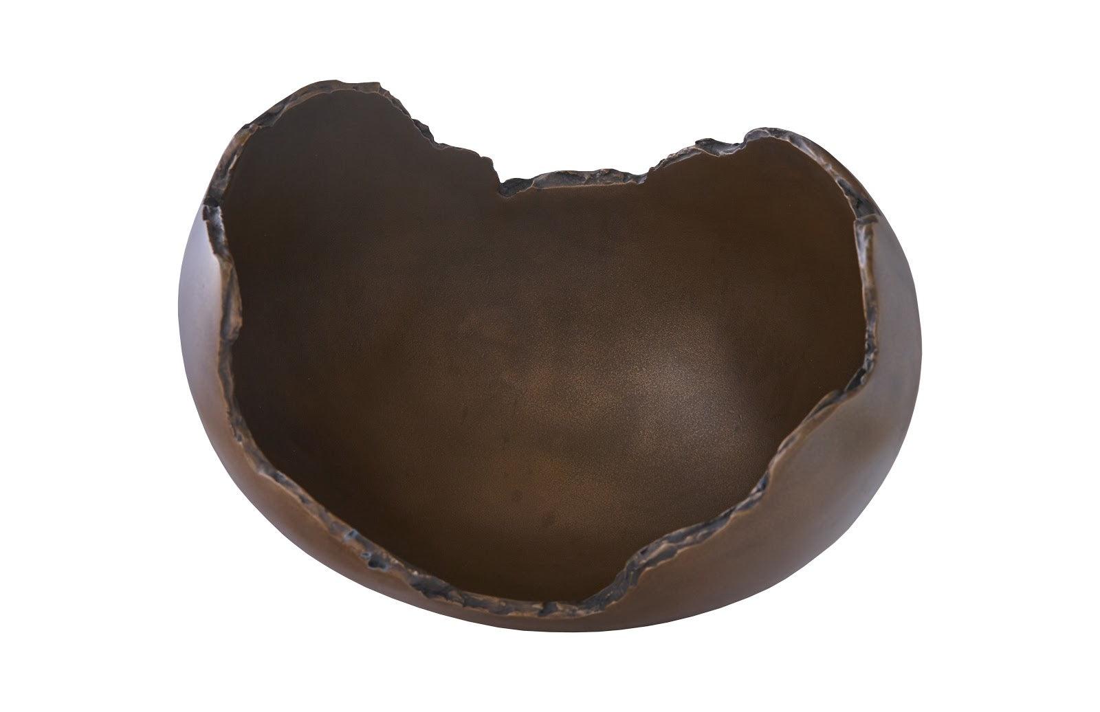 Burled Bowl, Resin, Bronze Finish - Frankwebs