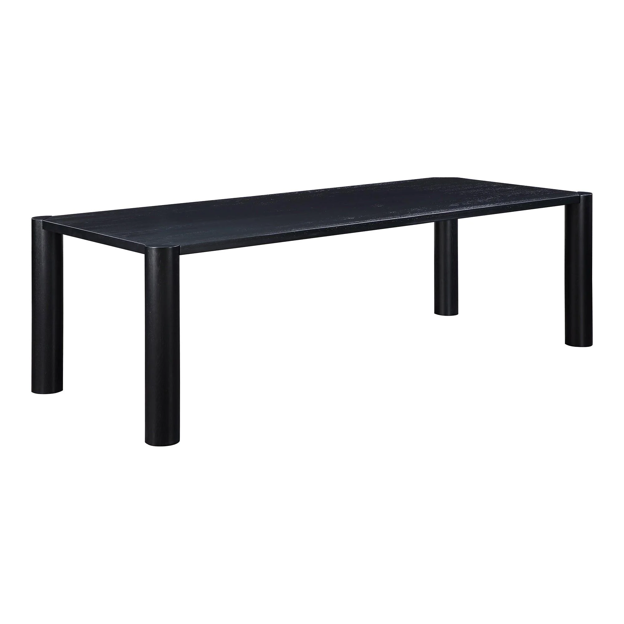 Post Dining Table Large Oak Black - Frankwebs