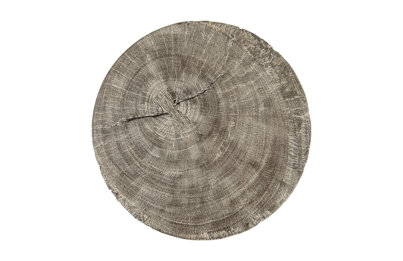 Curved Wood Stool, Thick , Gray Stone, Gray Stone - Frankwebs