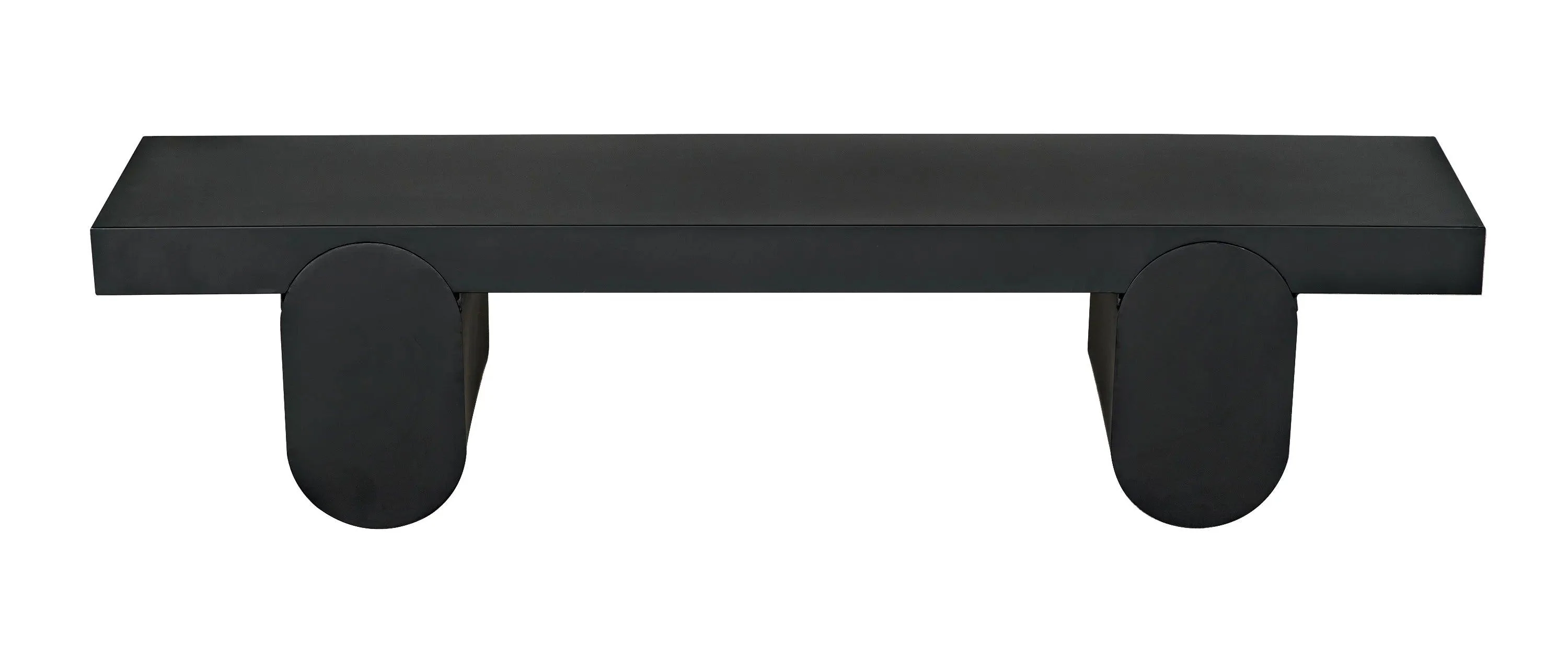 Evora Coffee Table, Black Metal - Frankwebs