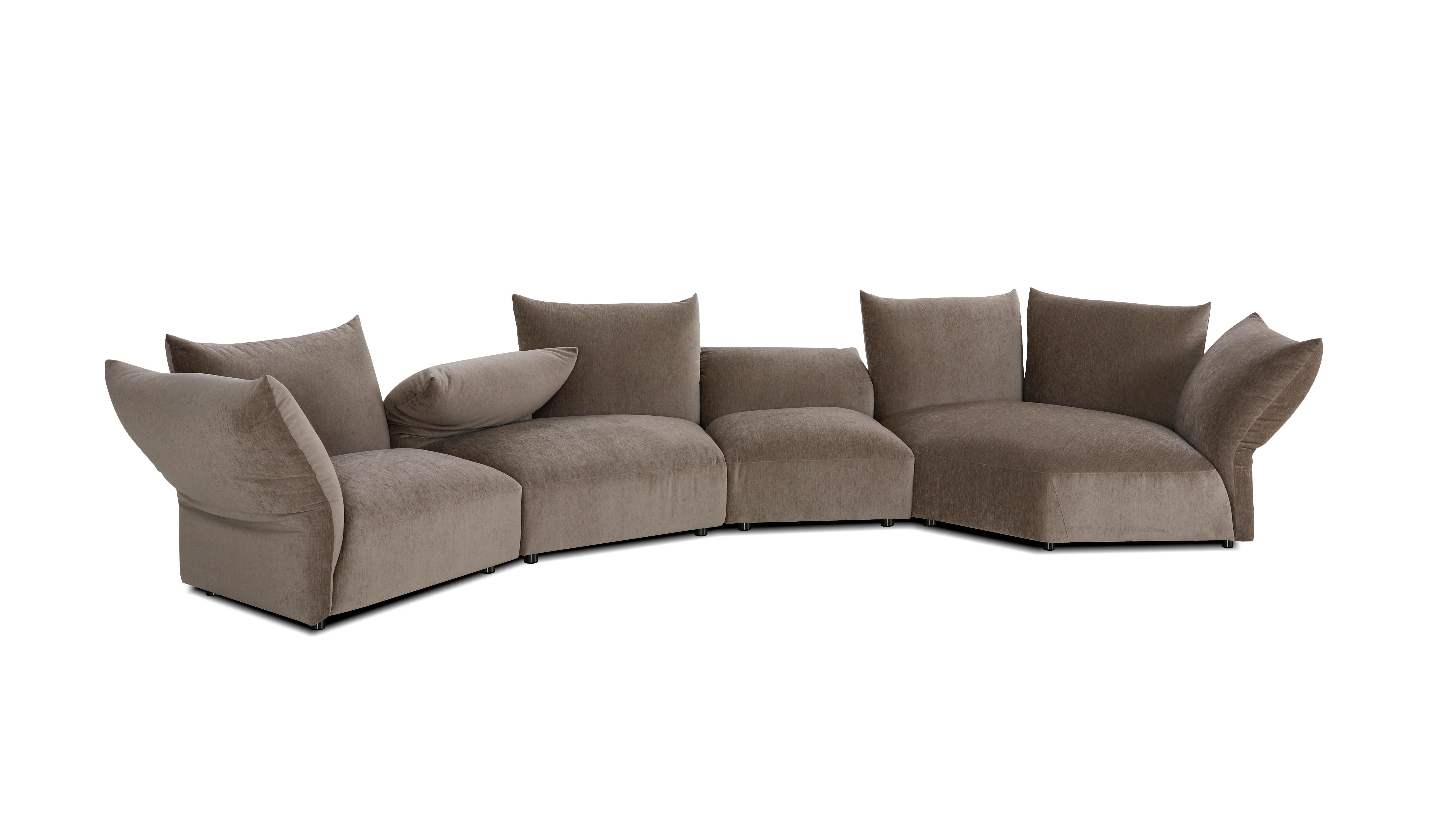 TOBAGO Sectional Chaise Facing Left 4-Piece - Frankwebs