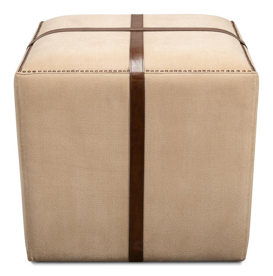 Strap Canvas & Leather Stool - Frankwebs