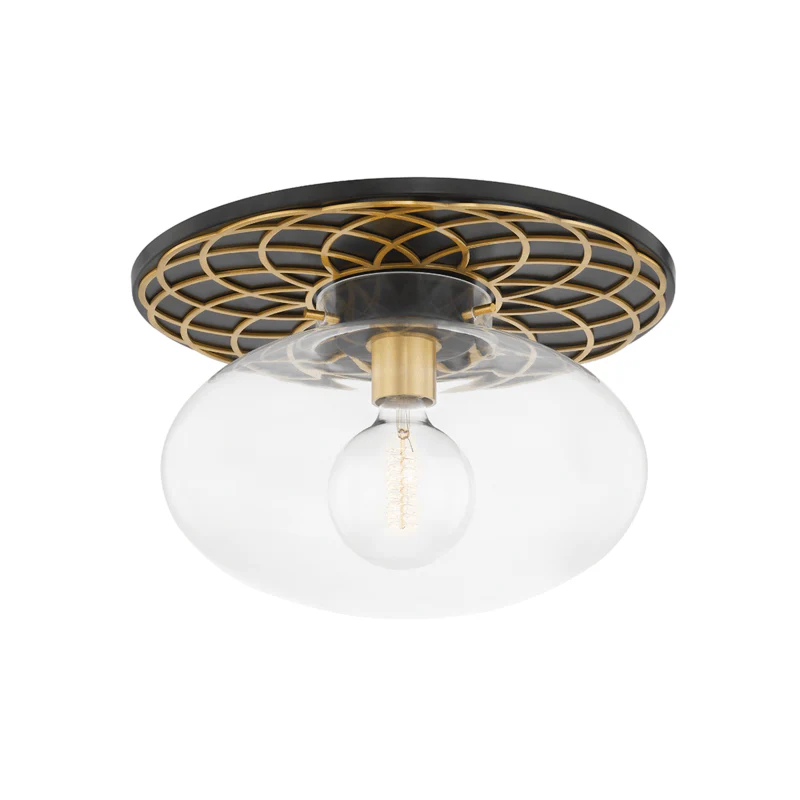 NEW PALTZ 1 LIGHT SEMI FLUSH - Frankwebs