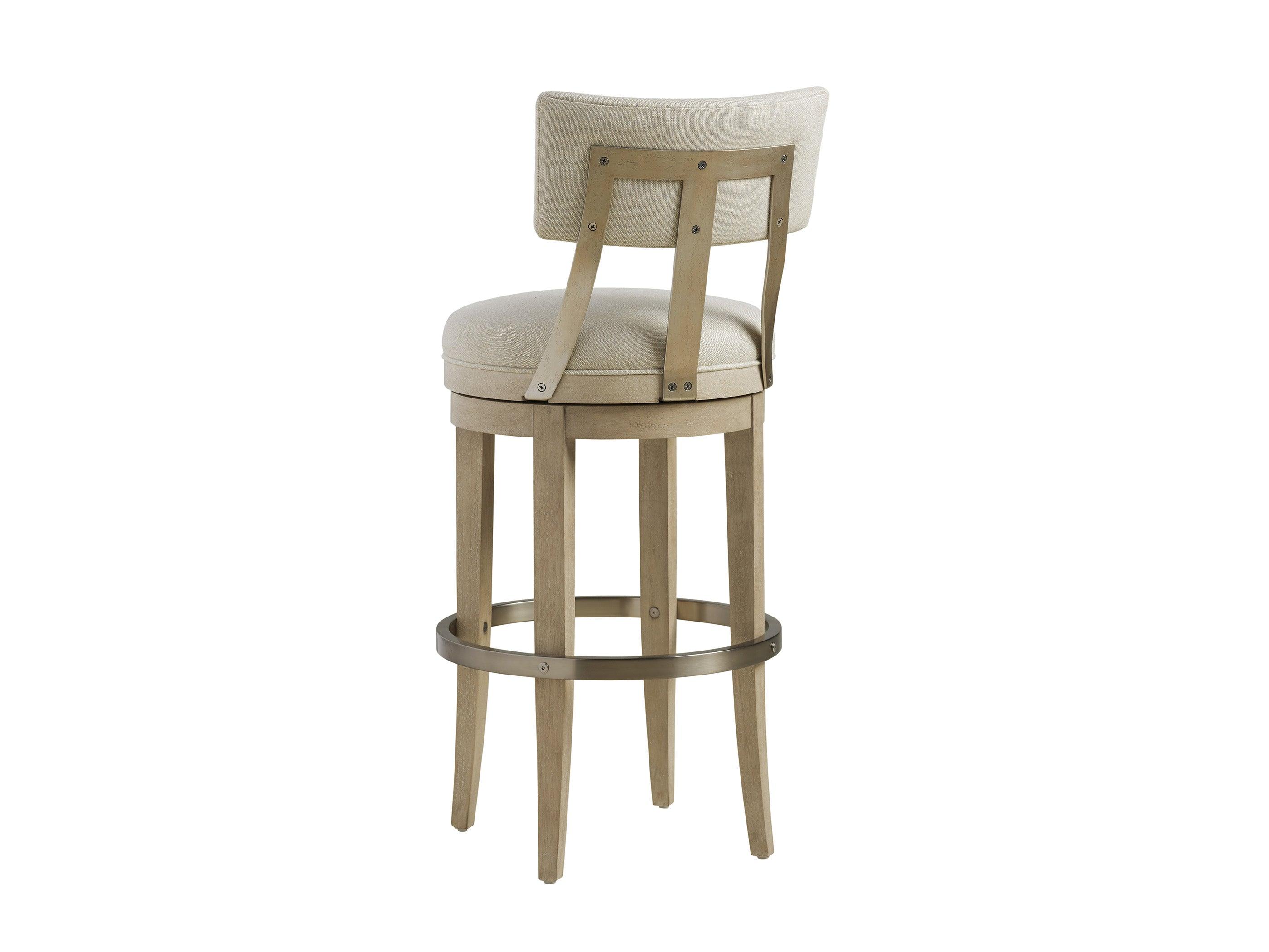 Malibu Cliffside Swivel Upholstered Bar Stool - Frankwebs