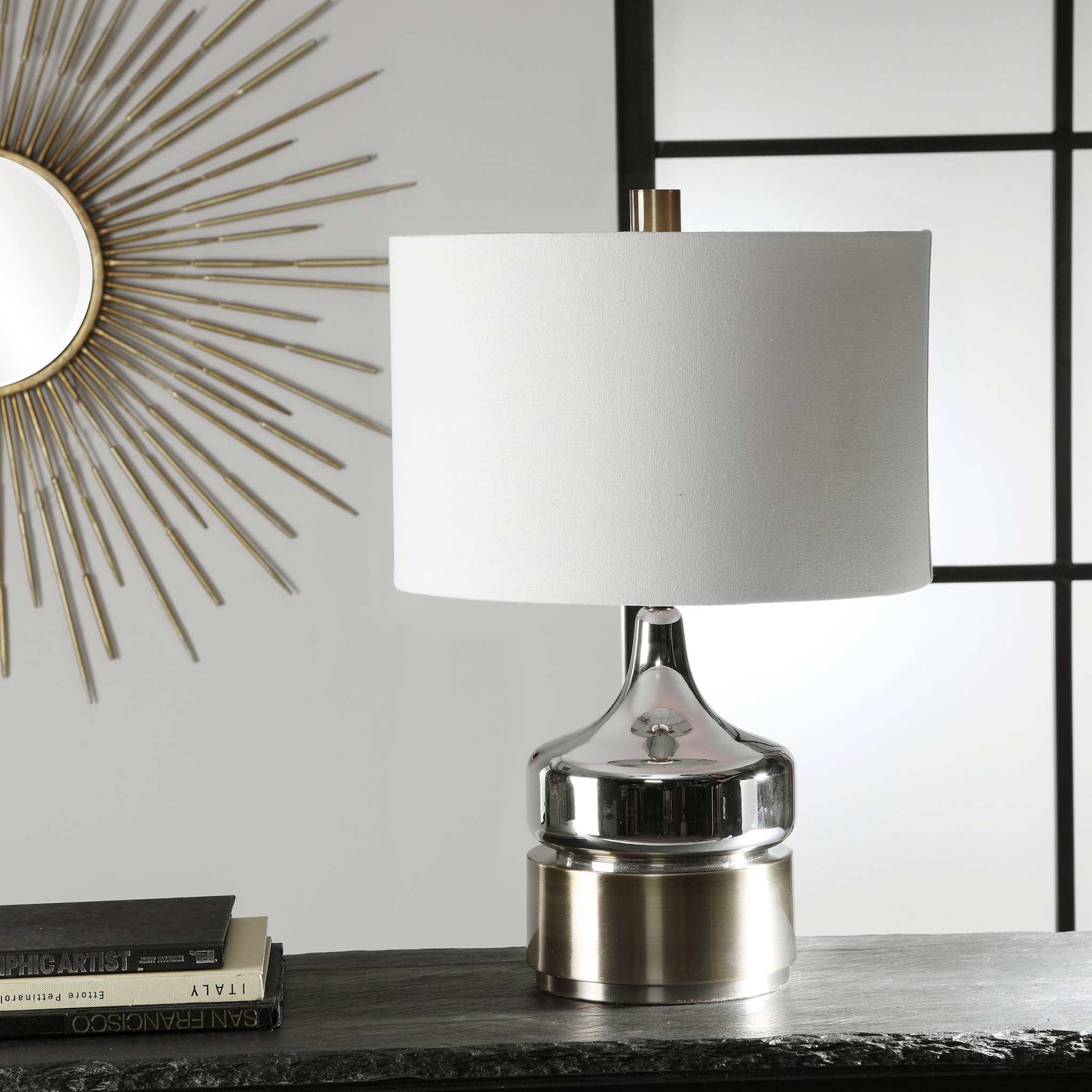 COMO CHROME TABLE LAMP - Frankwebs