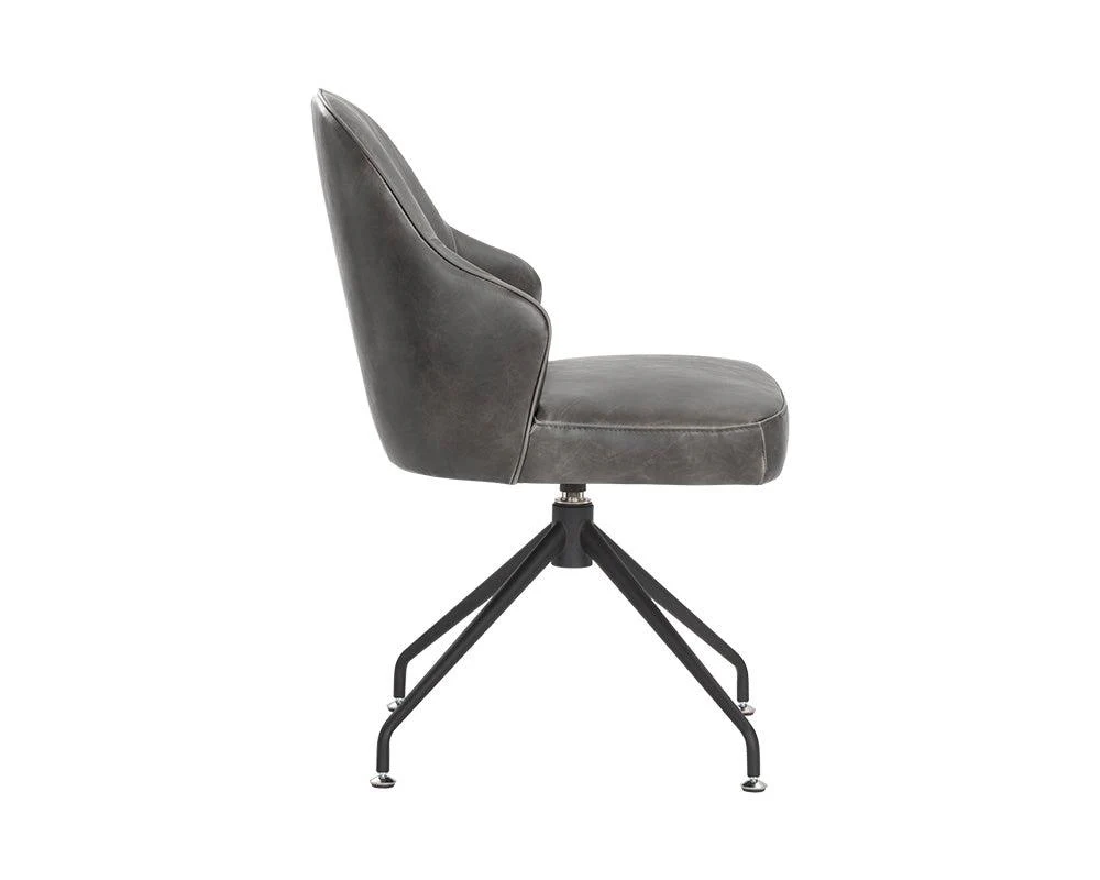 Bretta Swivel Dining Chair - Frankwebs