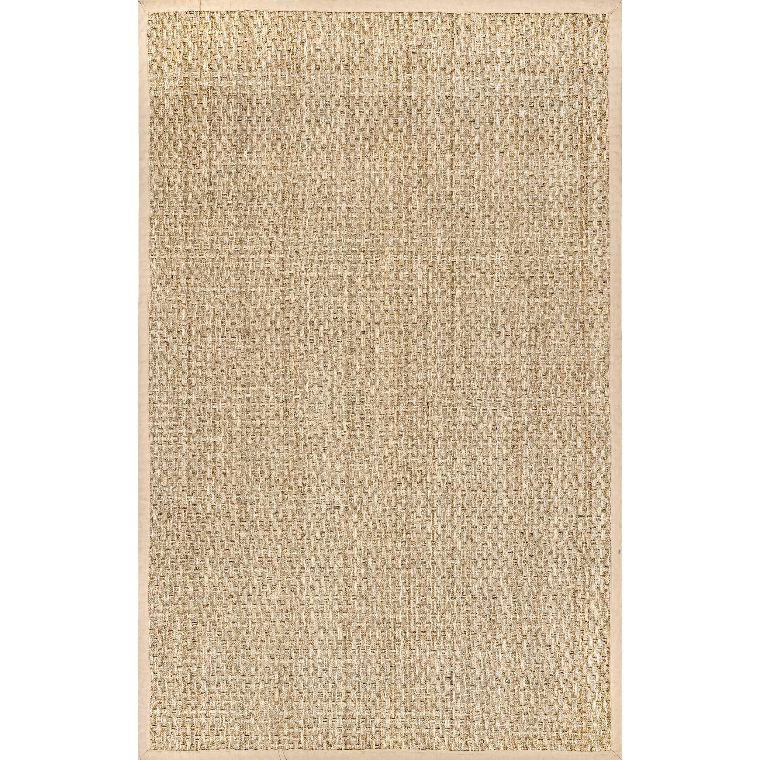 Hesse Checker Weave Seagrass Indoor/Outdoor Area Rug - Frankwebs