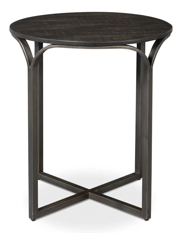 Jeromy Iron End Table - Frankwebs