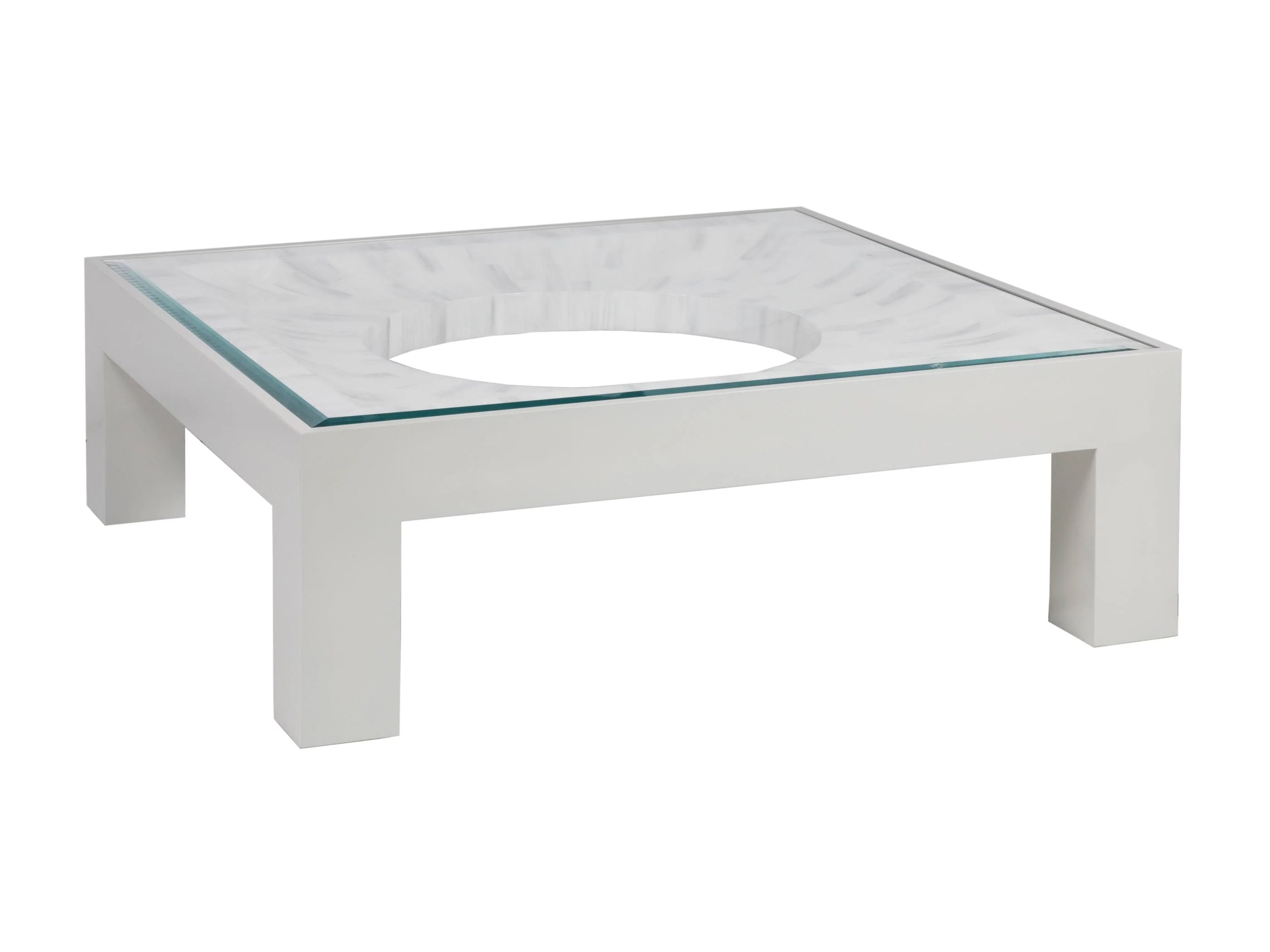 Signature Designs Elation White Square Cocktail Table - Frankwebs