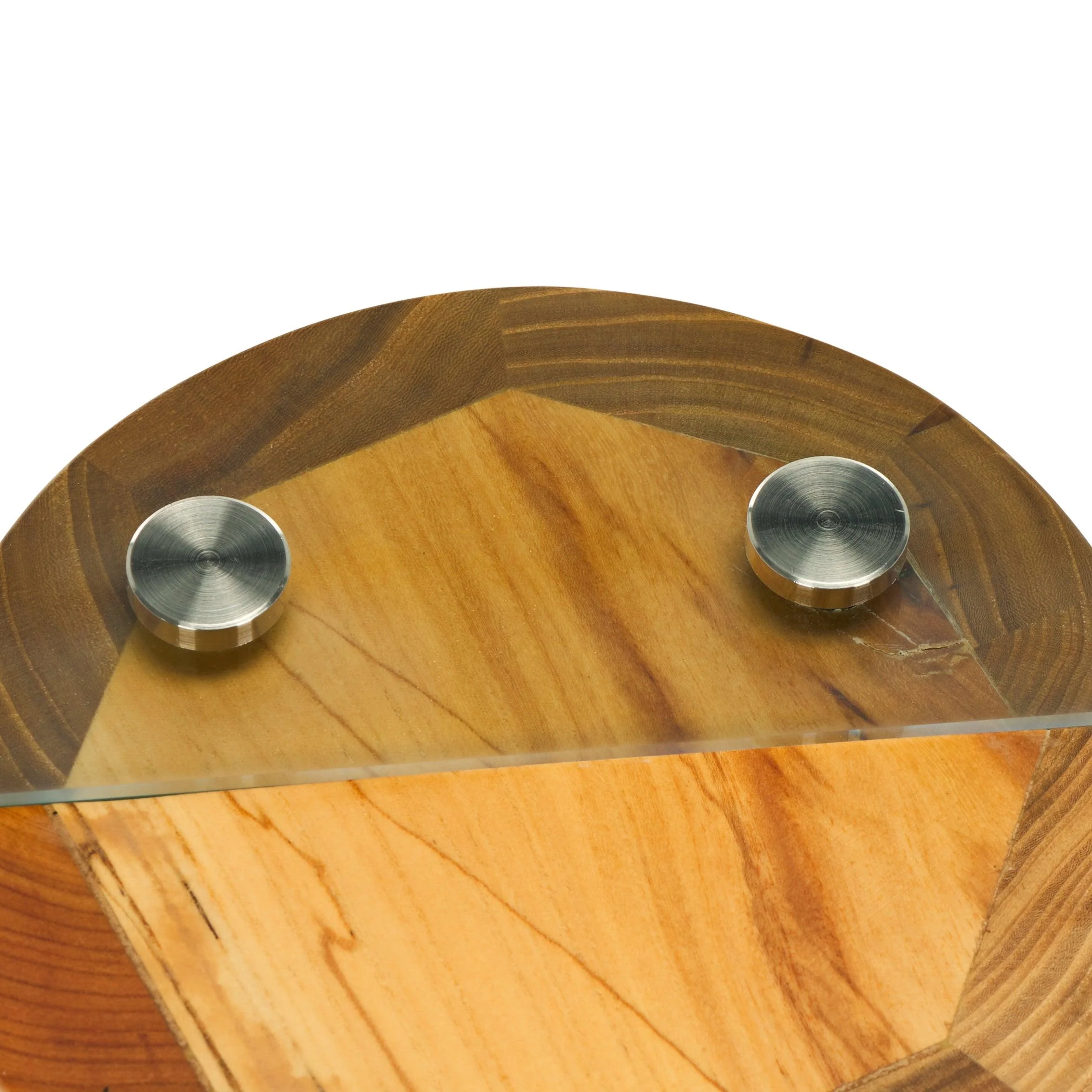 ROBBIE SQUARE GLASS TOP COFFEE TABLE - Frankwebs