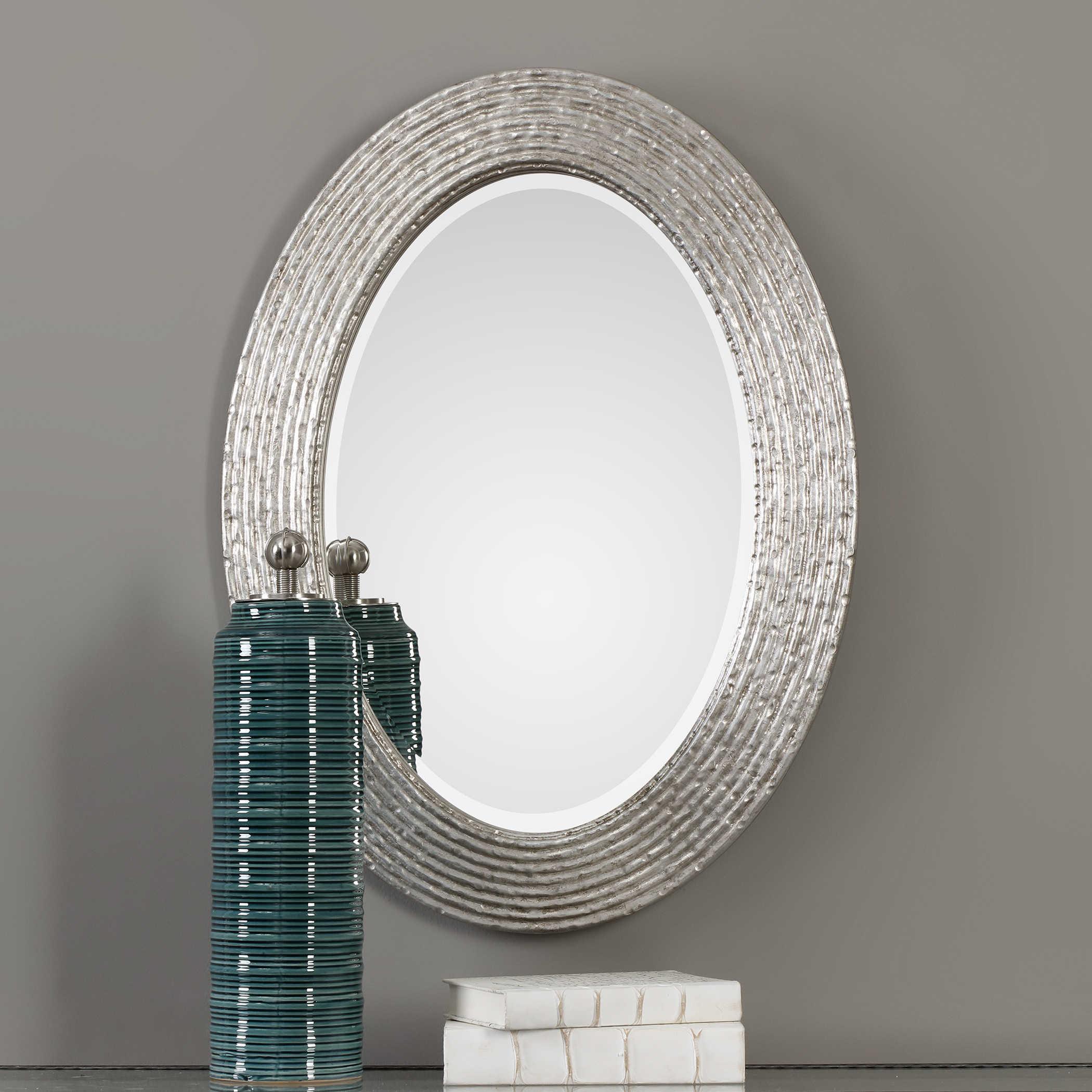 CONDER OVAL SILVER MIRROR - Frankwebs