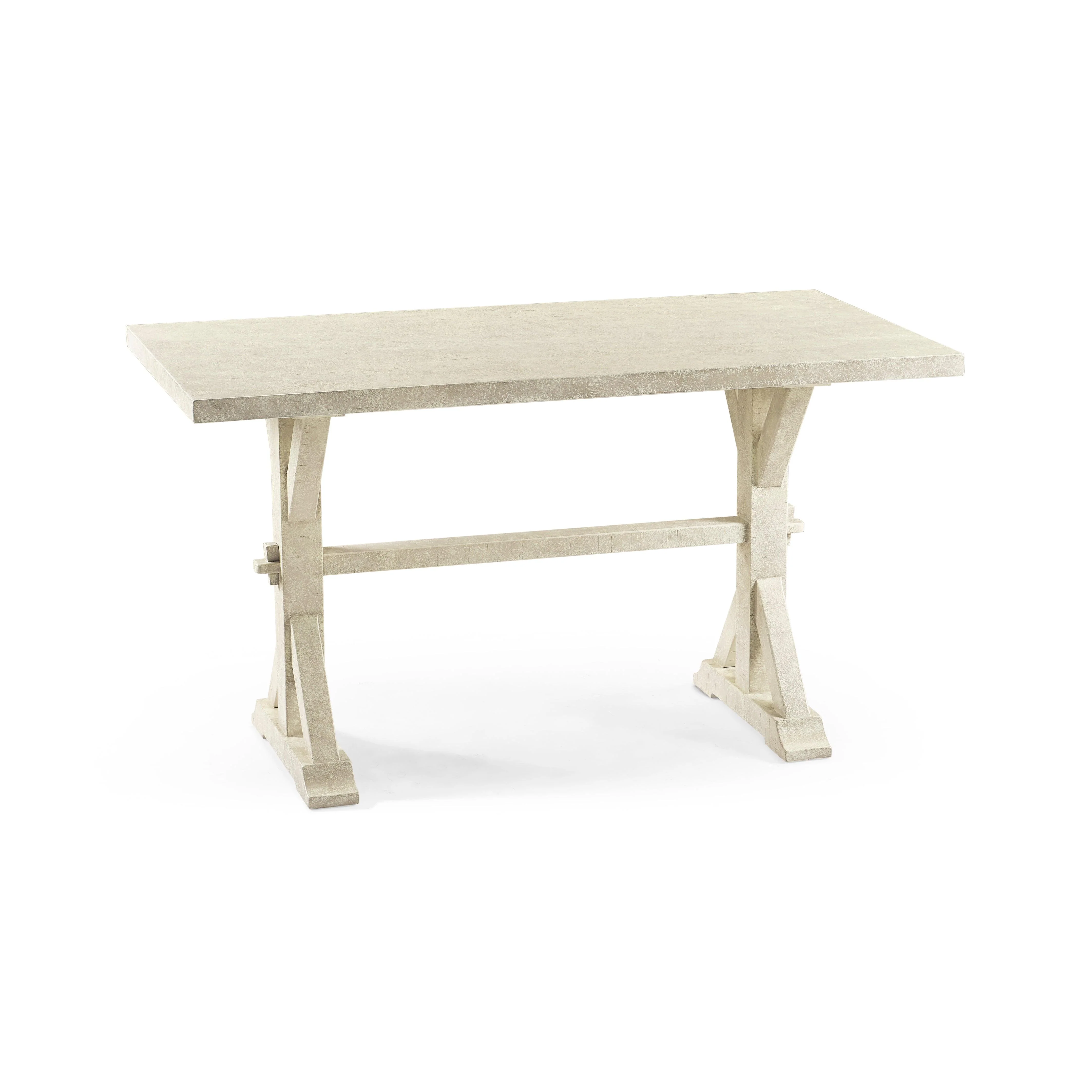 Casual Accents Whitewash Dining Table 54