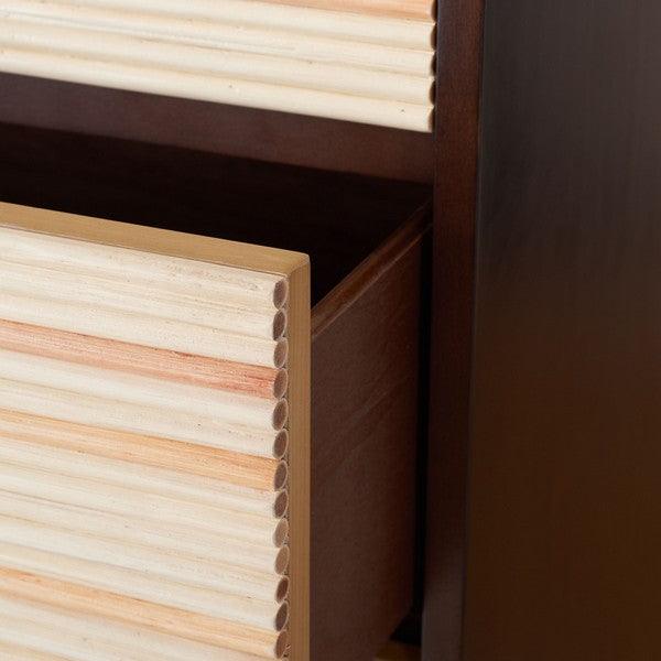 STASSIE 5 DRAWER CANE DRESSER - Frankwebs