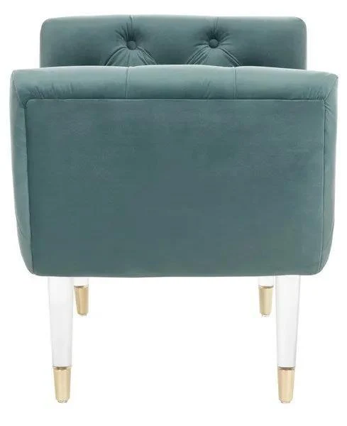 EUGENIE TUFTED VELVET BENCH - Frankwebs