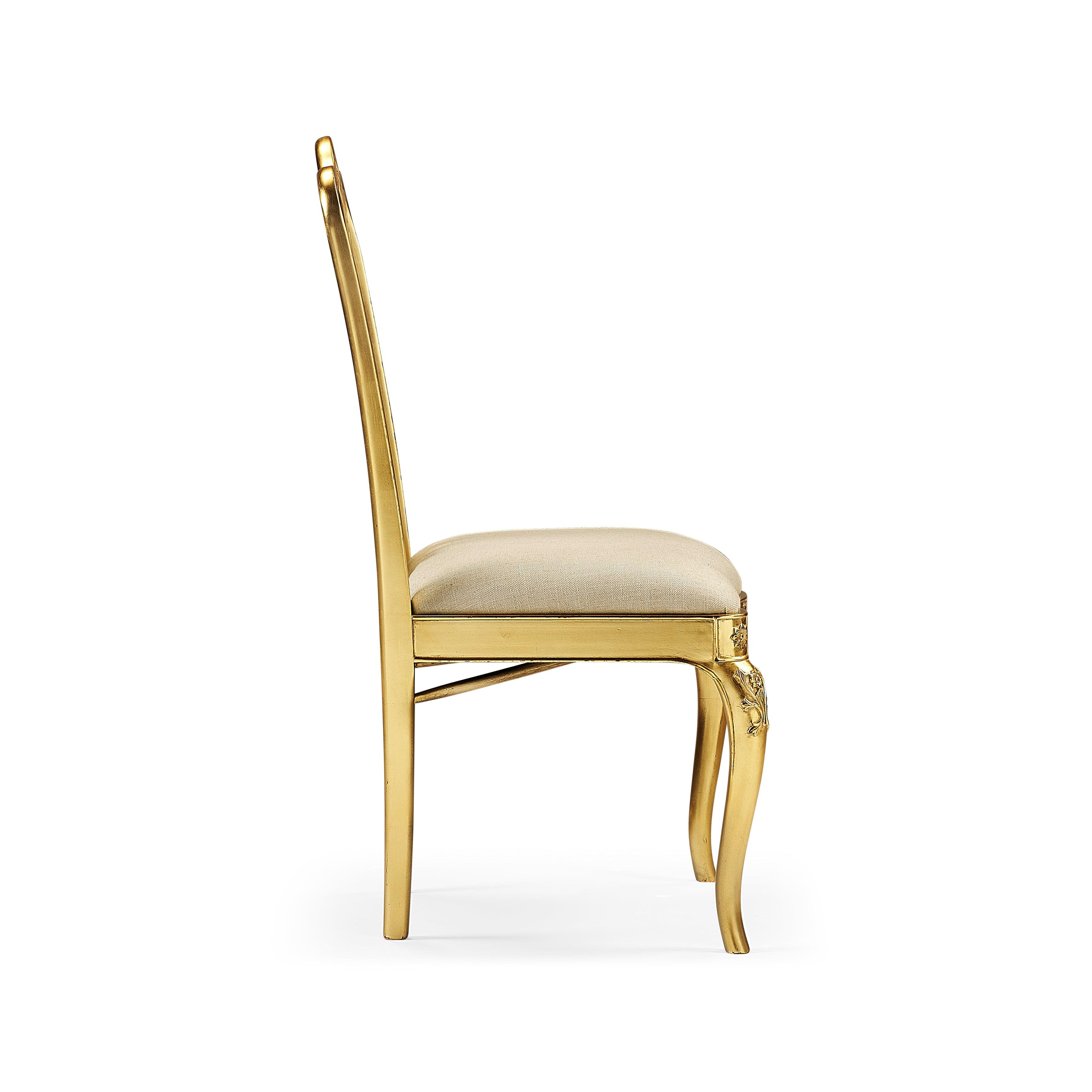 Buckingham Gilded 18th Century Style Dining Chair - Set of 2 - Frankwebs