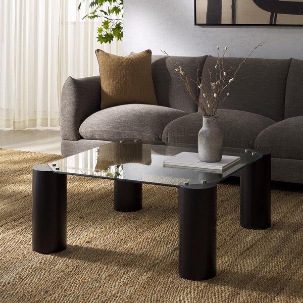 Robbie Square Glass Top Coffee Table - Frankwebs