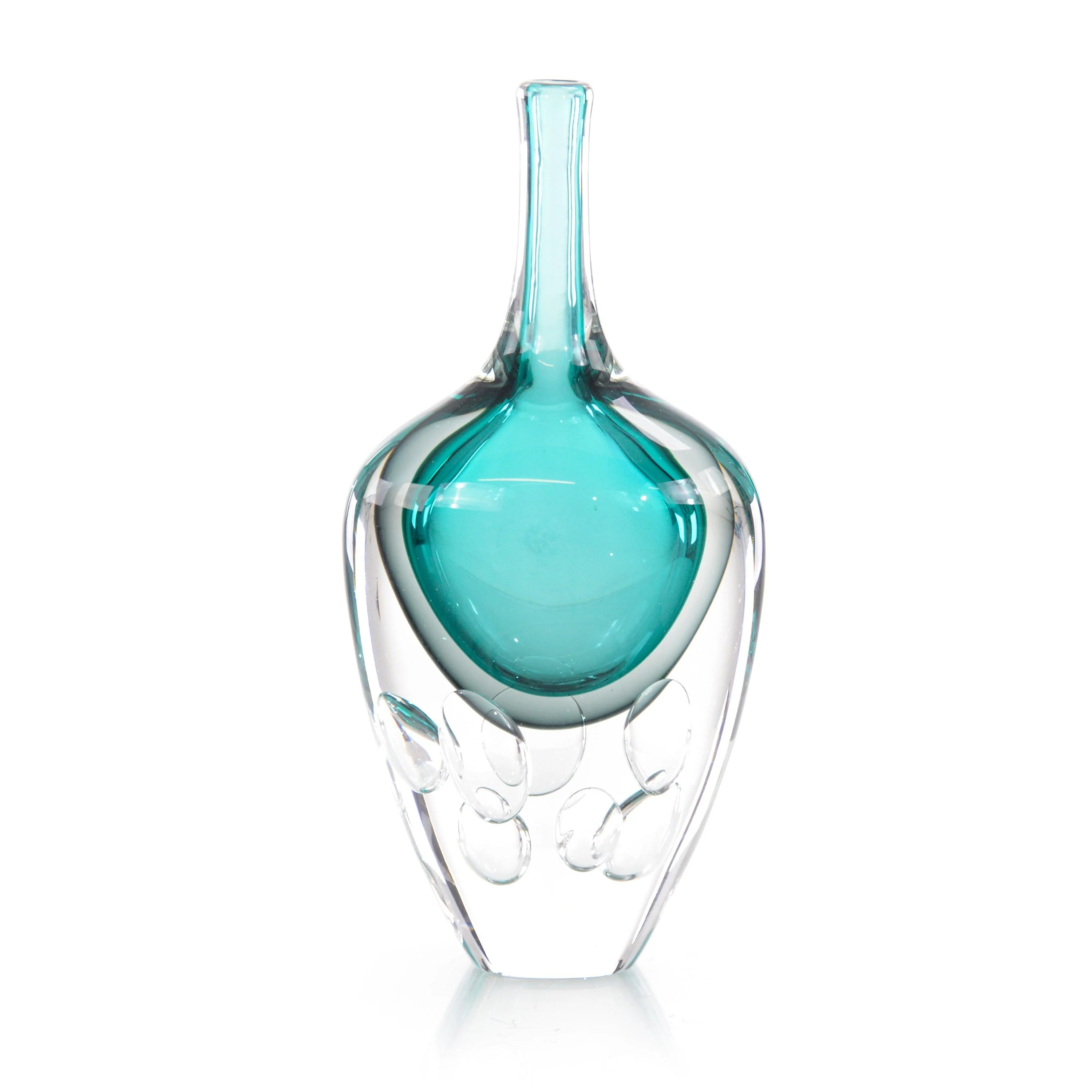Azure Art Glass Vase - Frankwebs