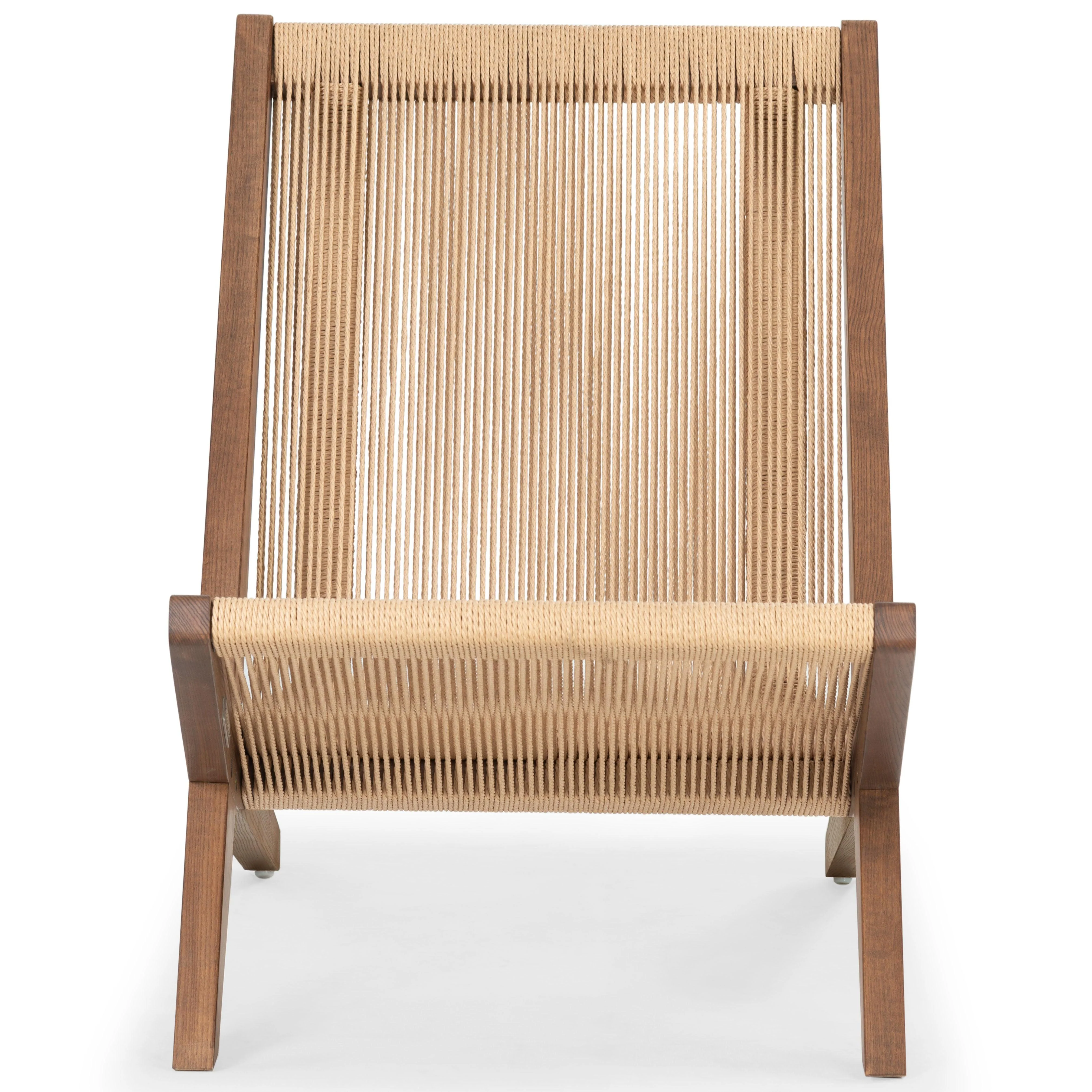 TRISHA FOLDING ROPE ACCENT CHAIR - Frankwebs