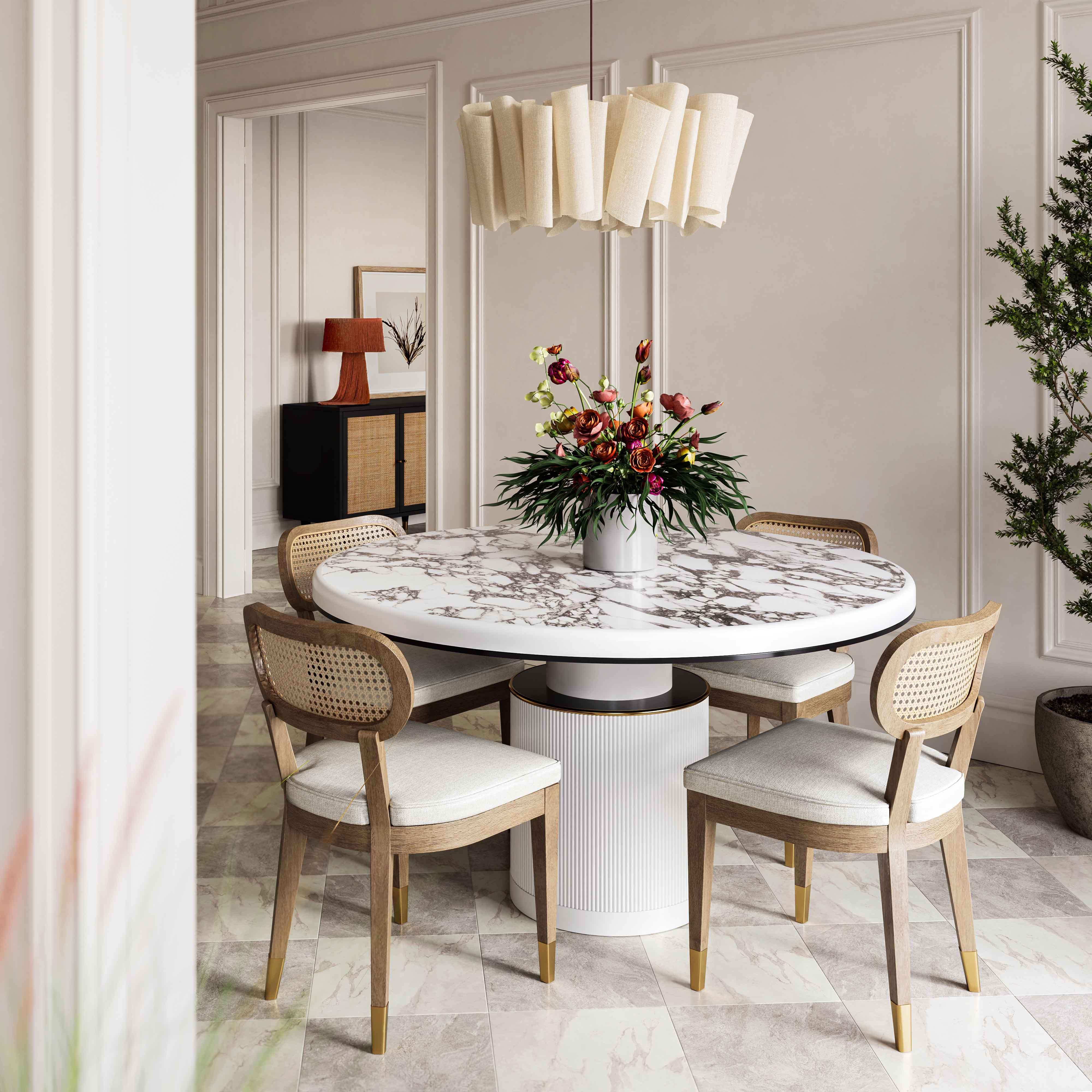 Cosette Natural Dining Chair - Frankwebs