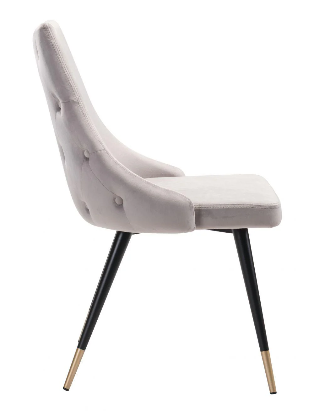 Piccolo Dining Chair (Set of 2) Gray - Frankwebs