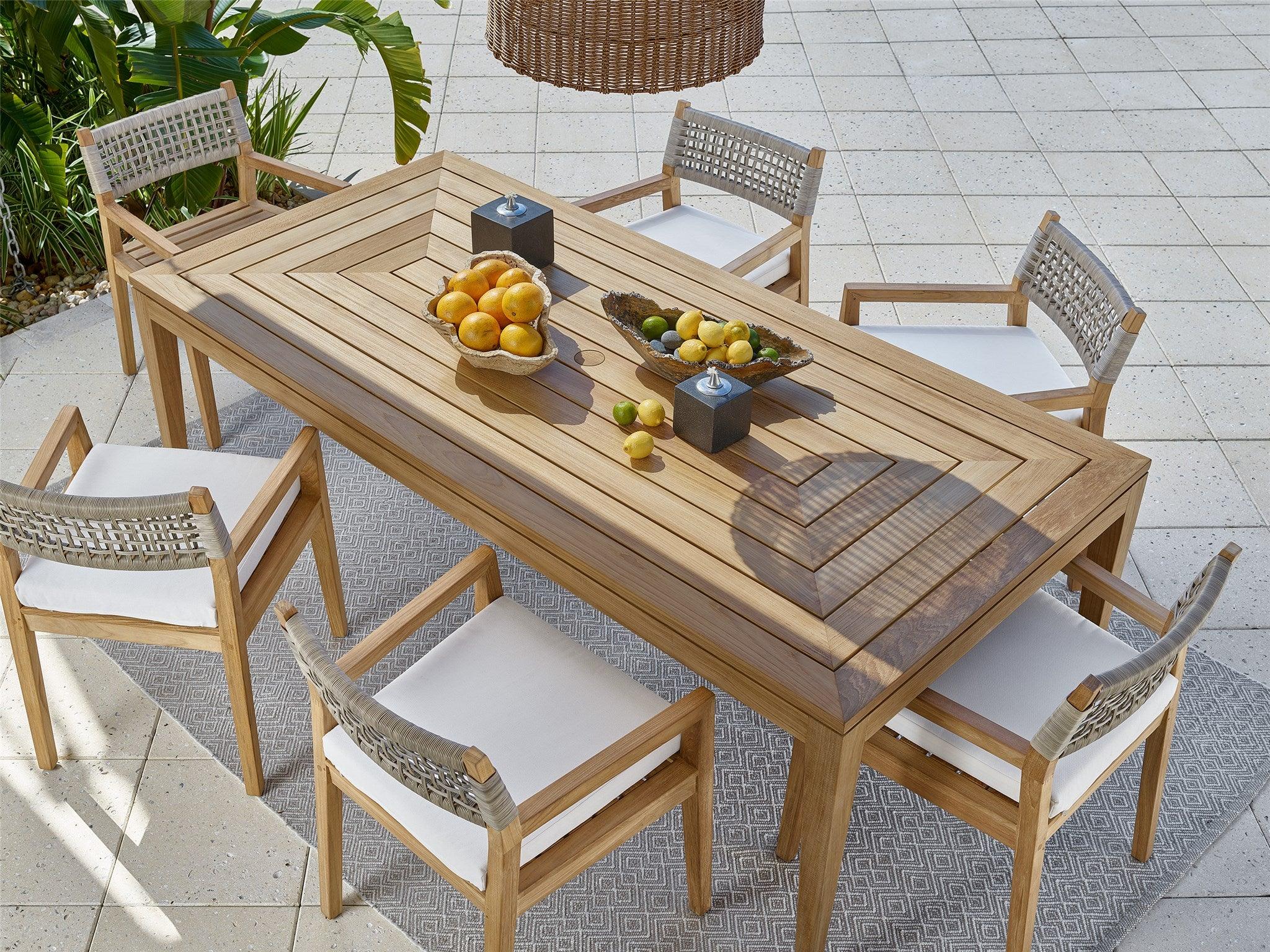 Outdoor Chesapeake Rectangle Dining Table - Frankwebs