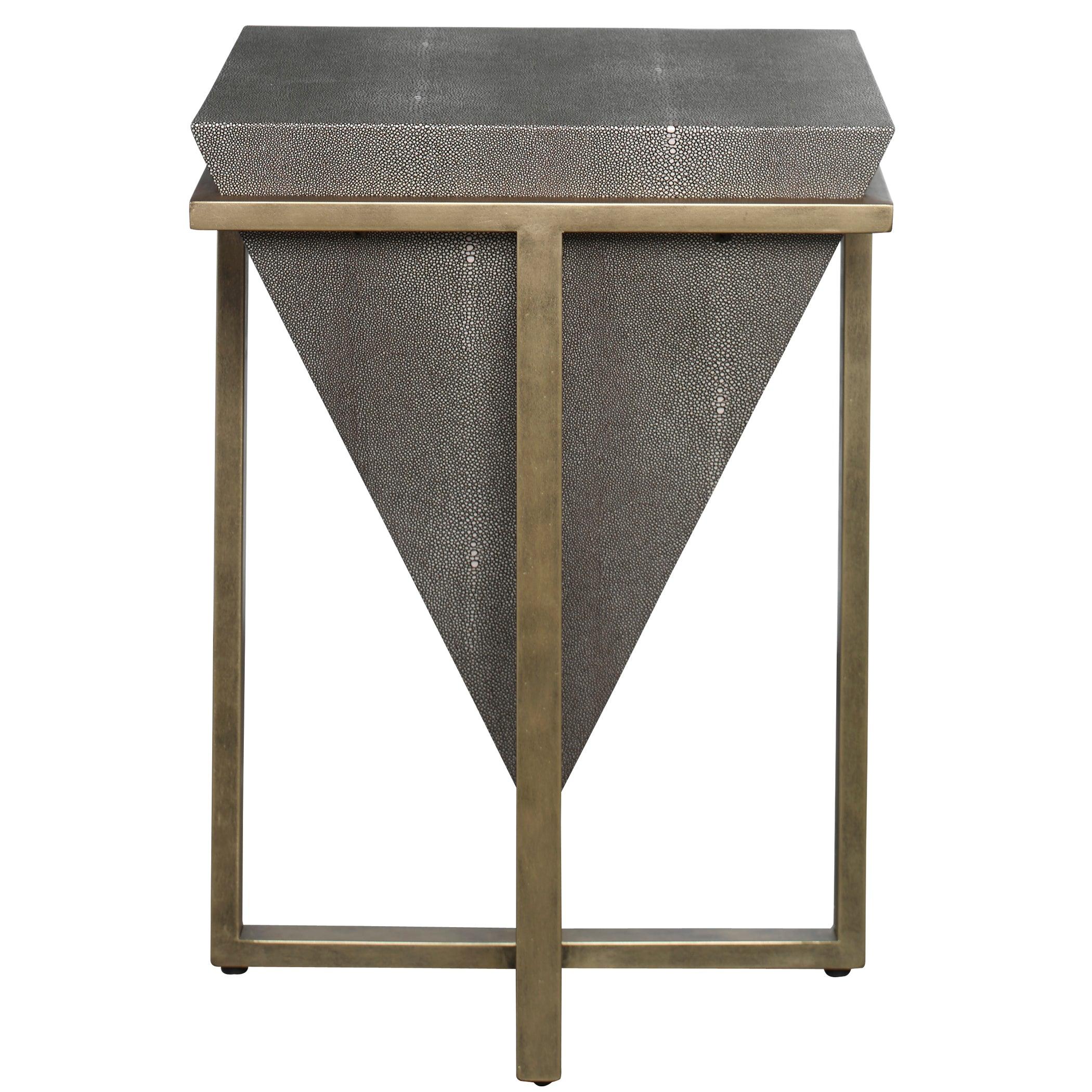 BERTRAND SHAGREEN ACCENT TABLE - Frankwebs