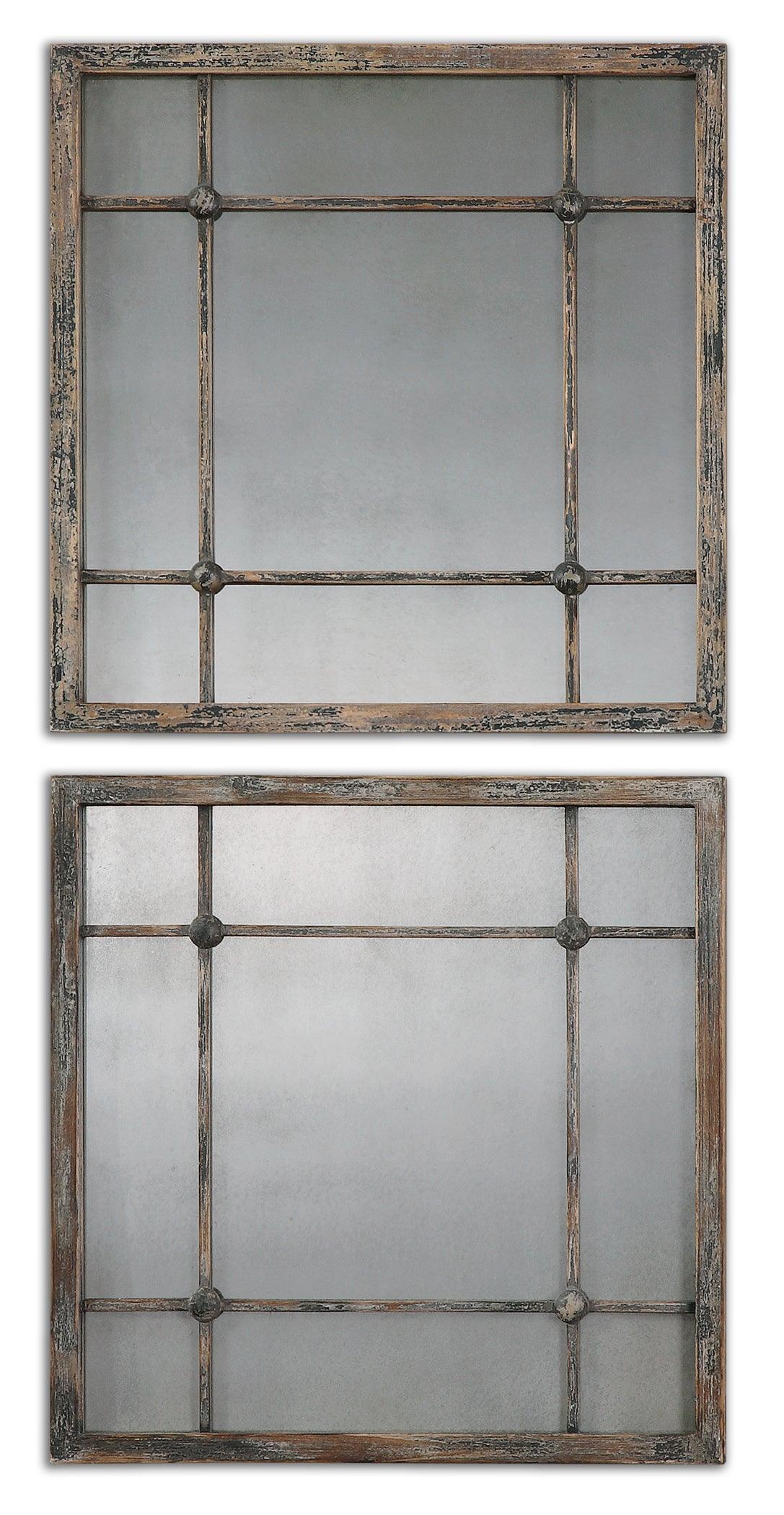 SARAGANO SQUARE MIRRORS SET/2 - Frankwebs