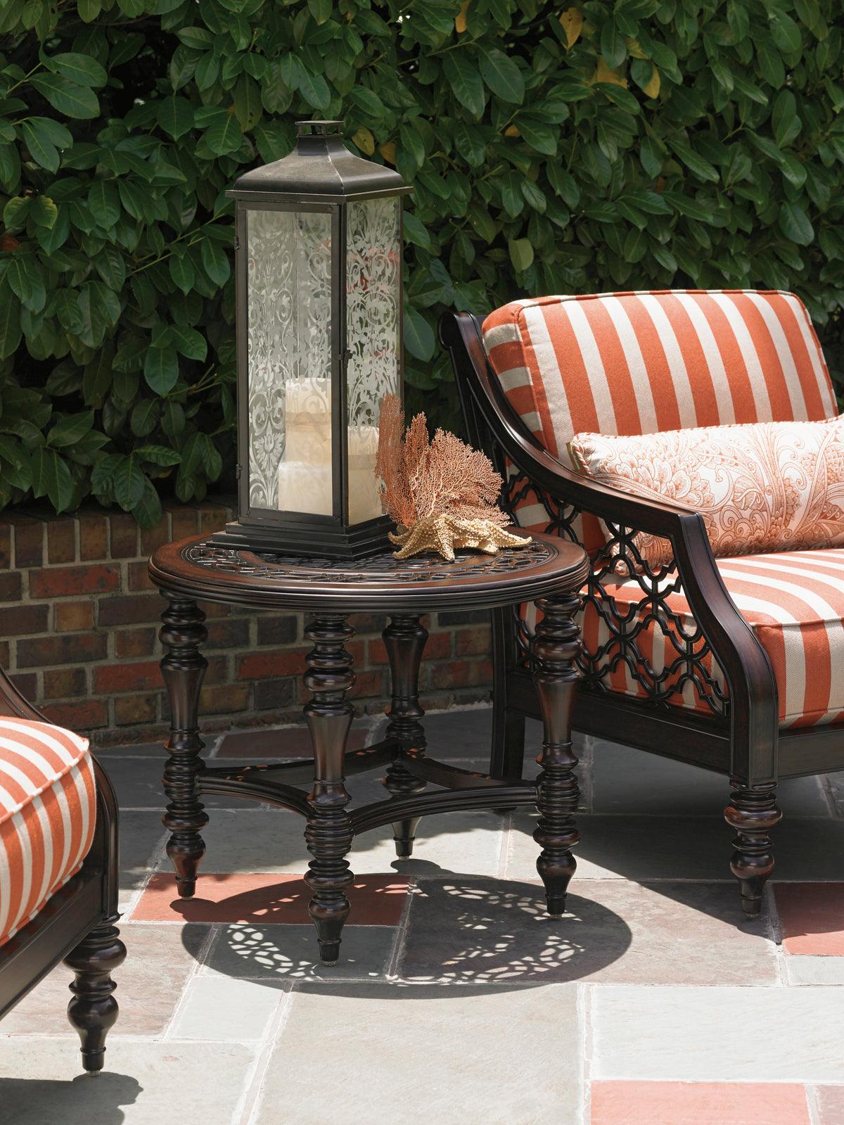 Black Sands Round End Table - Frankwebs