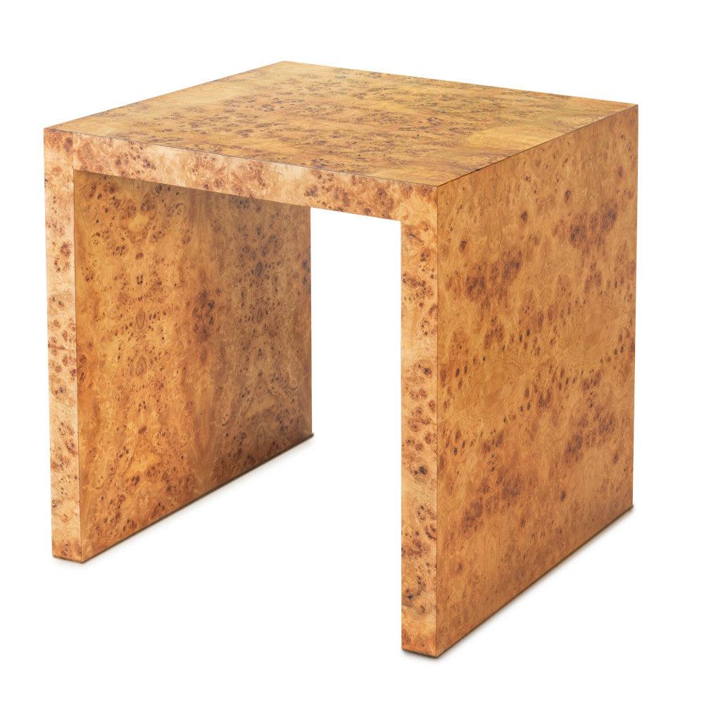 Quincy End Table Burl Wood - Frankwebs