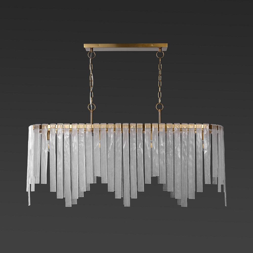 ROSALANA GLASS CHANDELIER - Frankwebs
