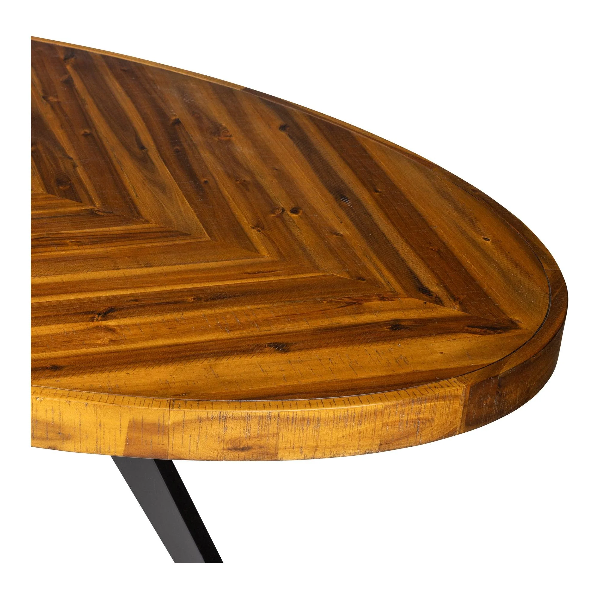 Parq Oval Dining Table Amber - Frankwebs