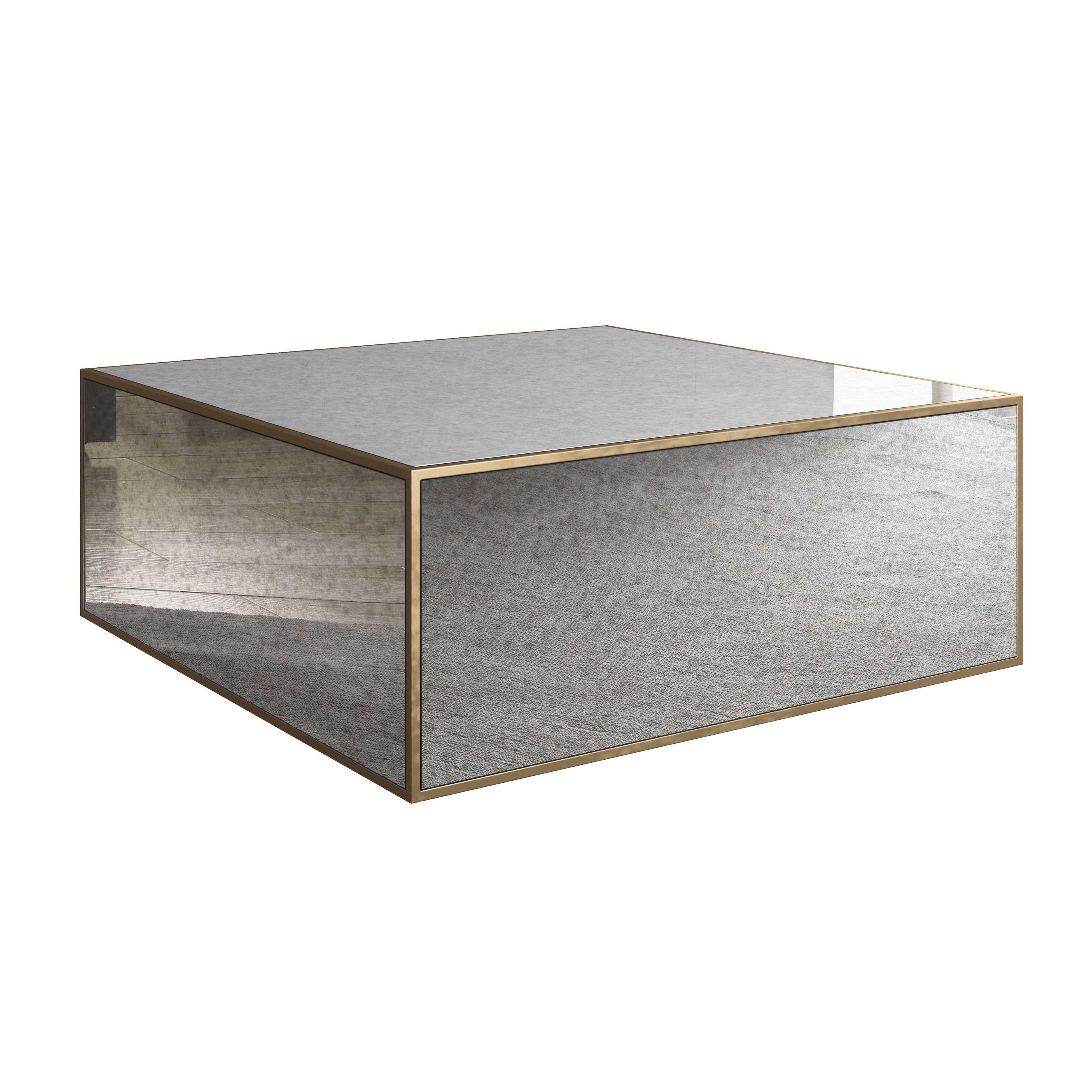 Lana Mirrored Large Coffee Table - Frankwebs