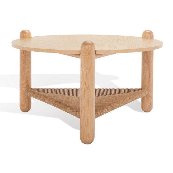 MACIANNA WOVEN SHELF COFFEE TABLE - Frankwebs