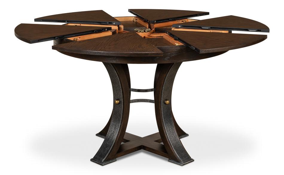 Tower Jupe Dining Table Sm Burnt Brown - Frankwebs
